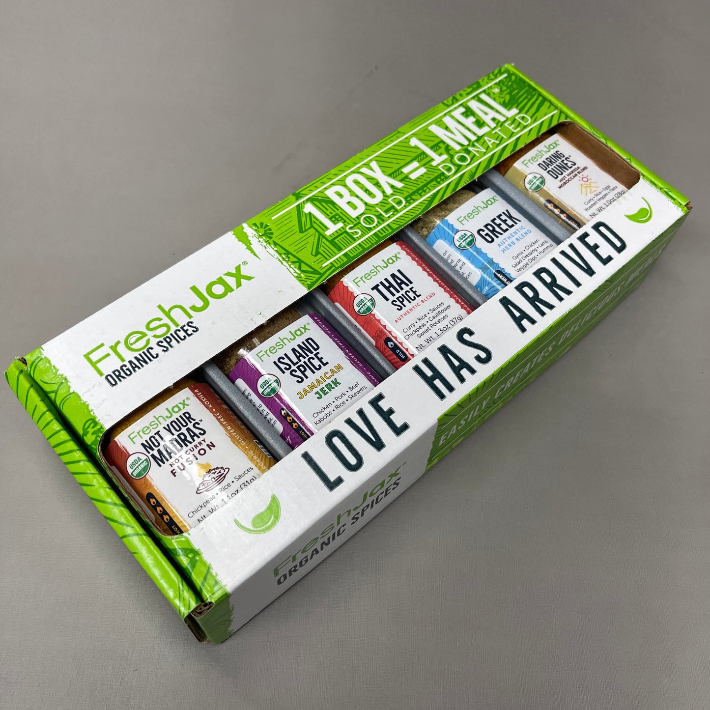 ZA@ FRESHJAX 5-PACK! Taste the World Seasonings Organic Sampler 2 oz BB 3/24 E