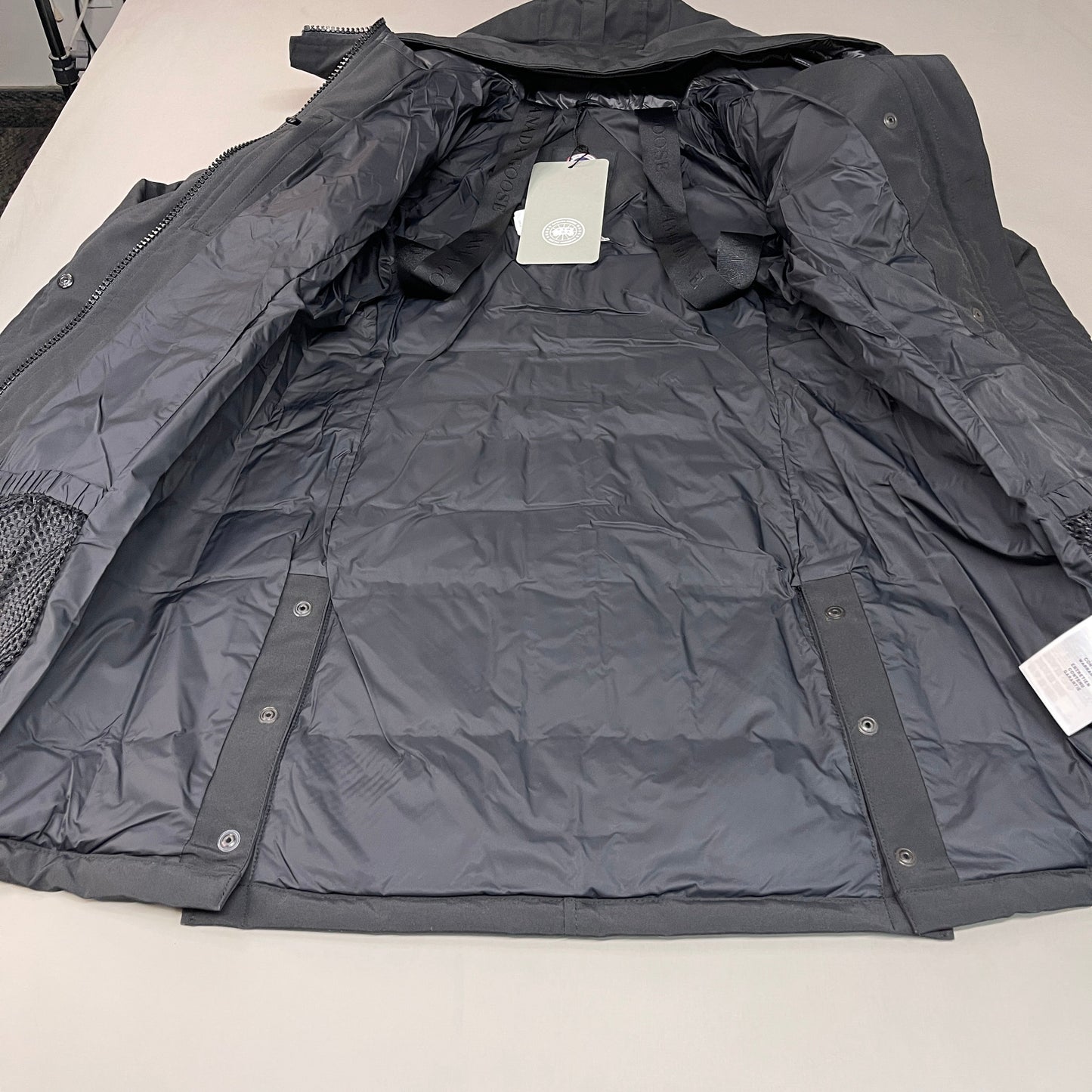 CANADA GOOSE Lorette Parka Ladies Sz SP Black 2090W MSRP $1,295