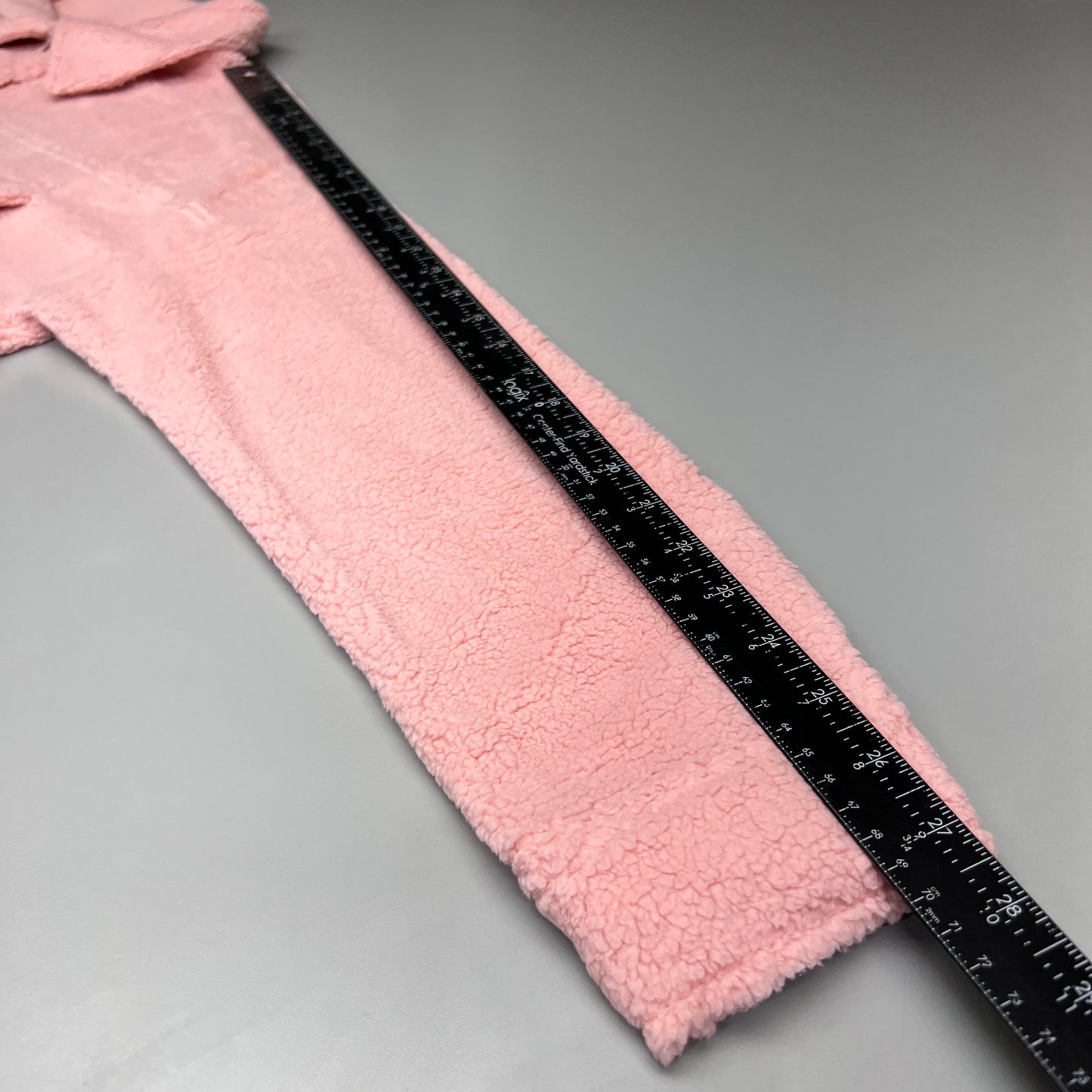 PINK LILY Fleece Button-up Jacket Women's Sz L Mauve Pink PL177 (New)
