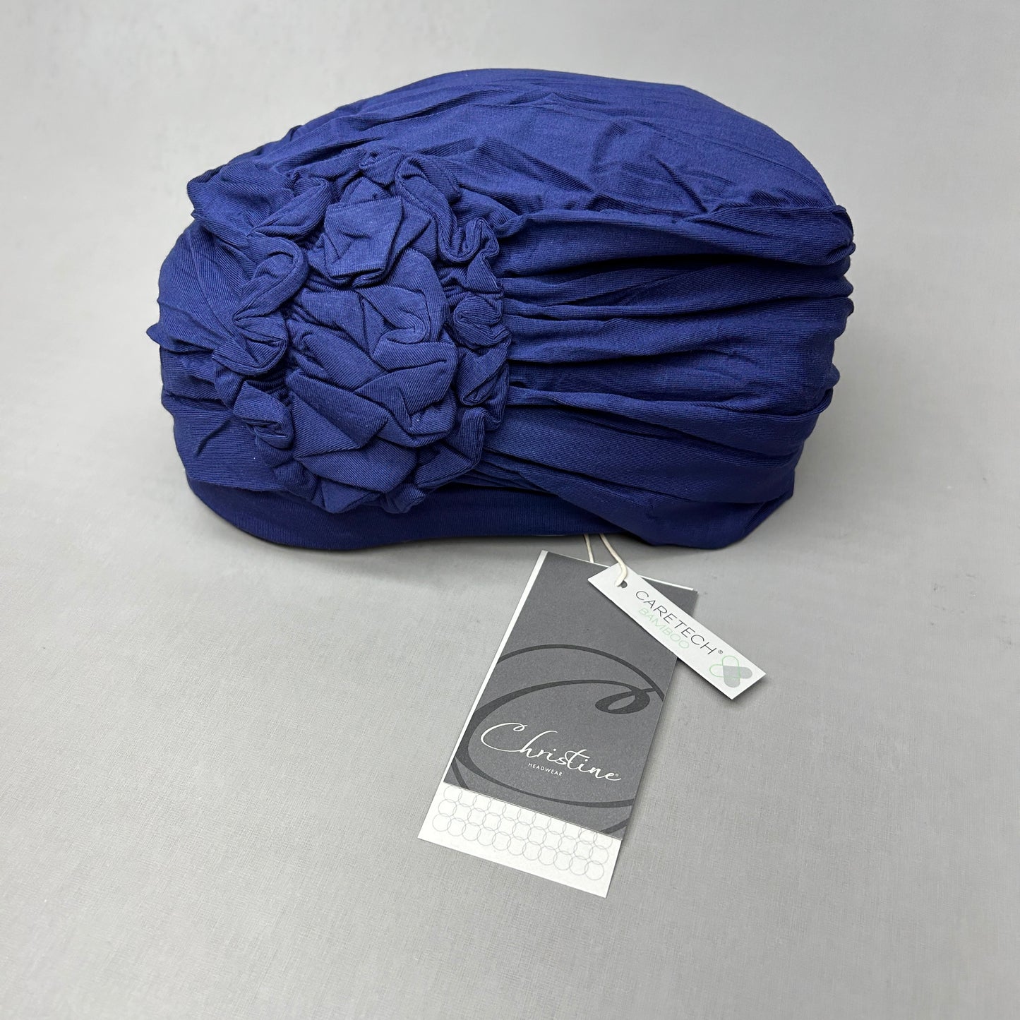 CHRISTINE HEADWEAR Lotus Turban Dark Blue 1003-0255 (New)