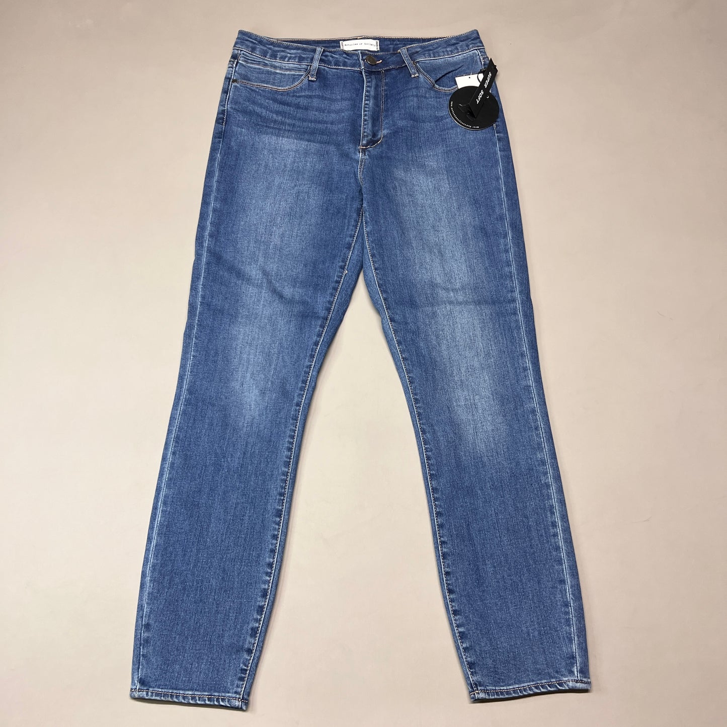 ARTICLES OF SOCIETY Pearl City Denim Jeans Women's Sz 30 Blue 4018PLV-712 (New)