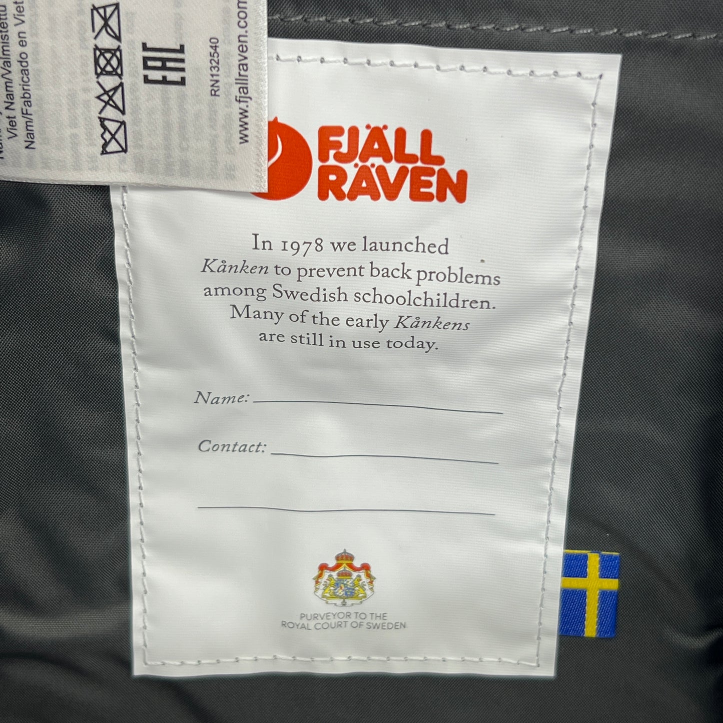 FJALLRAVEN Kanken Mini Super Grey Backpack Nylon (New)