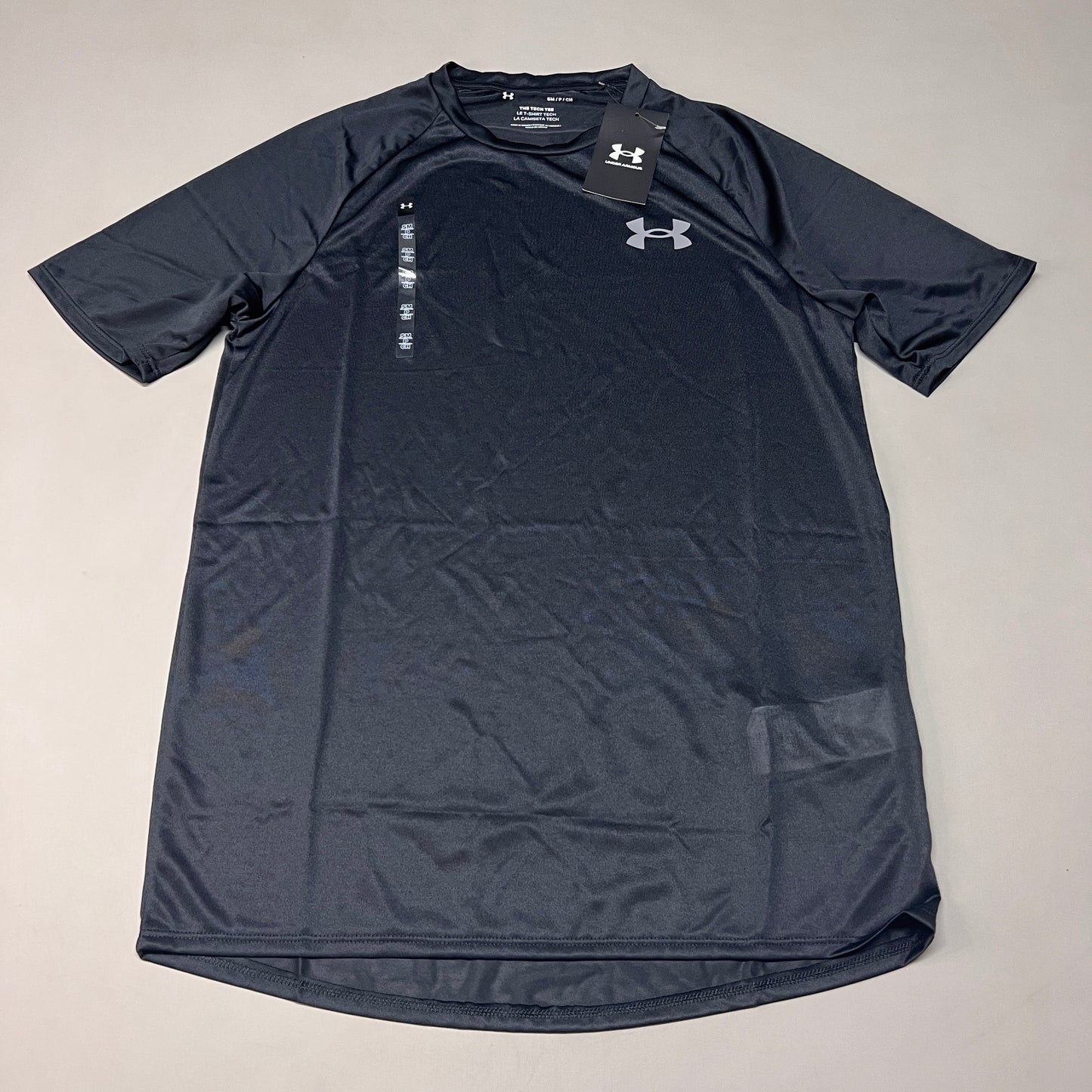 UNDER ARMOUR Tech 2.0 Short Sleeve Tee Men's Black / Graphite-001 Sz S 1326413 (New)