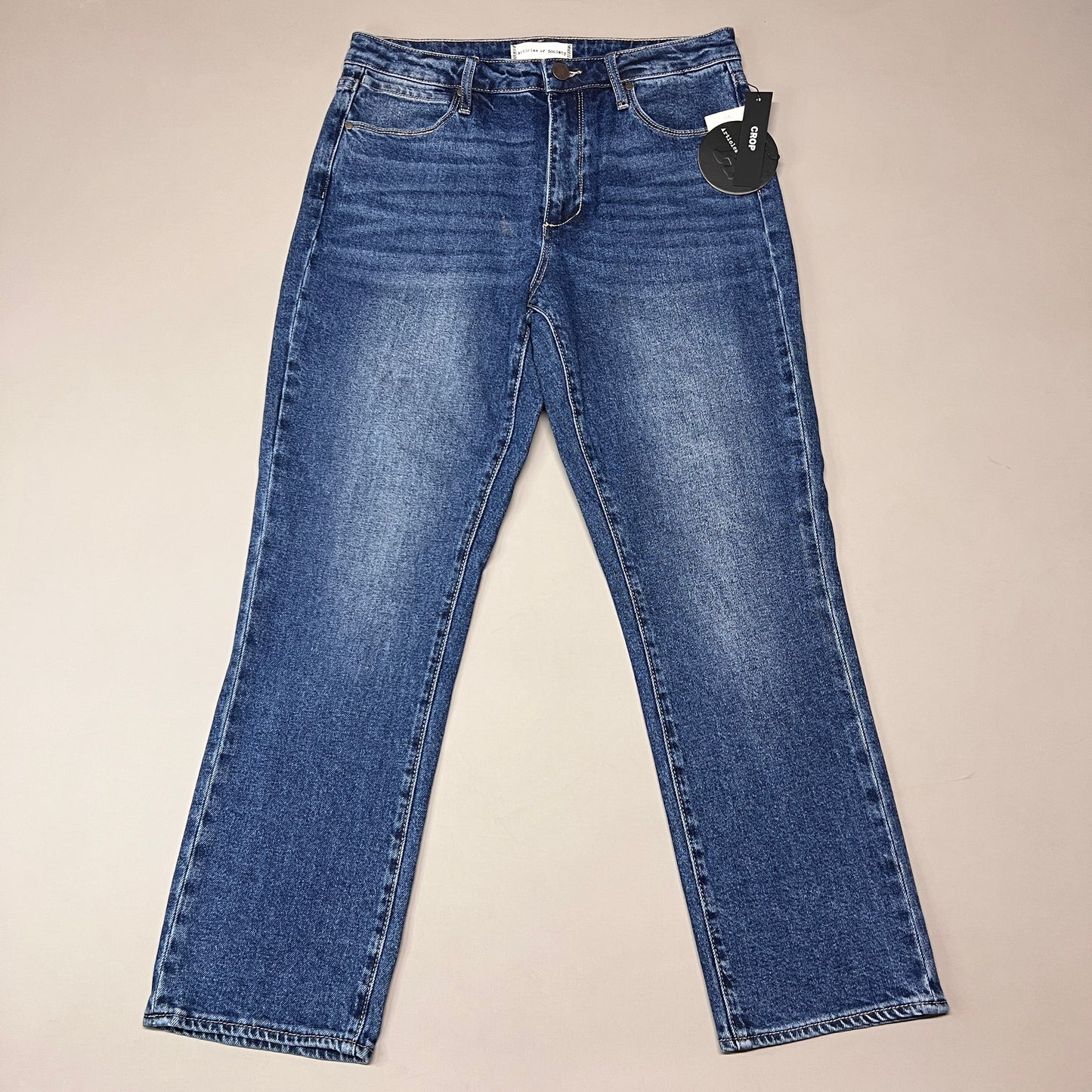 ARTICLES OF SOCIETY Ewa Beach Denim Jeans Women's Sz 26 Blue 4810TQ3-718 (New)