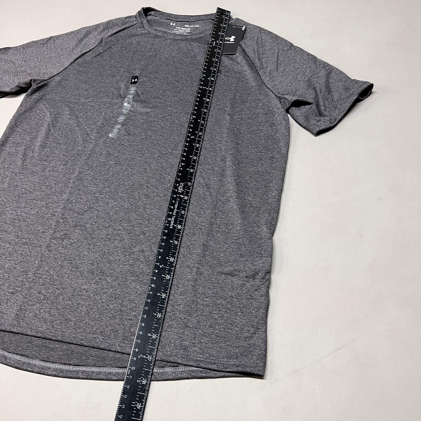 UNDER ARMOUR Tech 2.0 Short Sleeve Tee Men's Carbon Heather / Black - 090 Sz S 1326413(New)