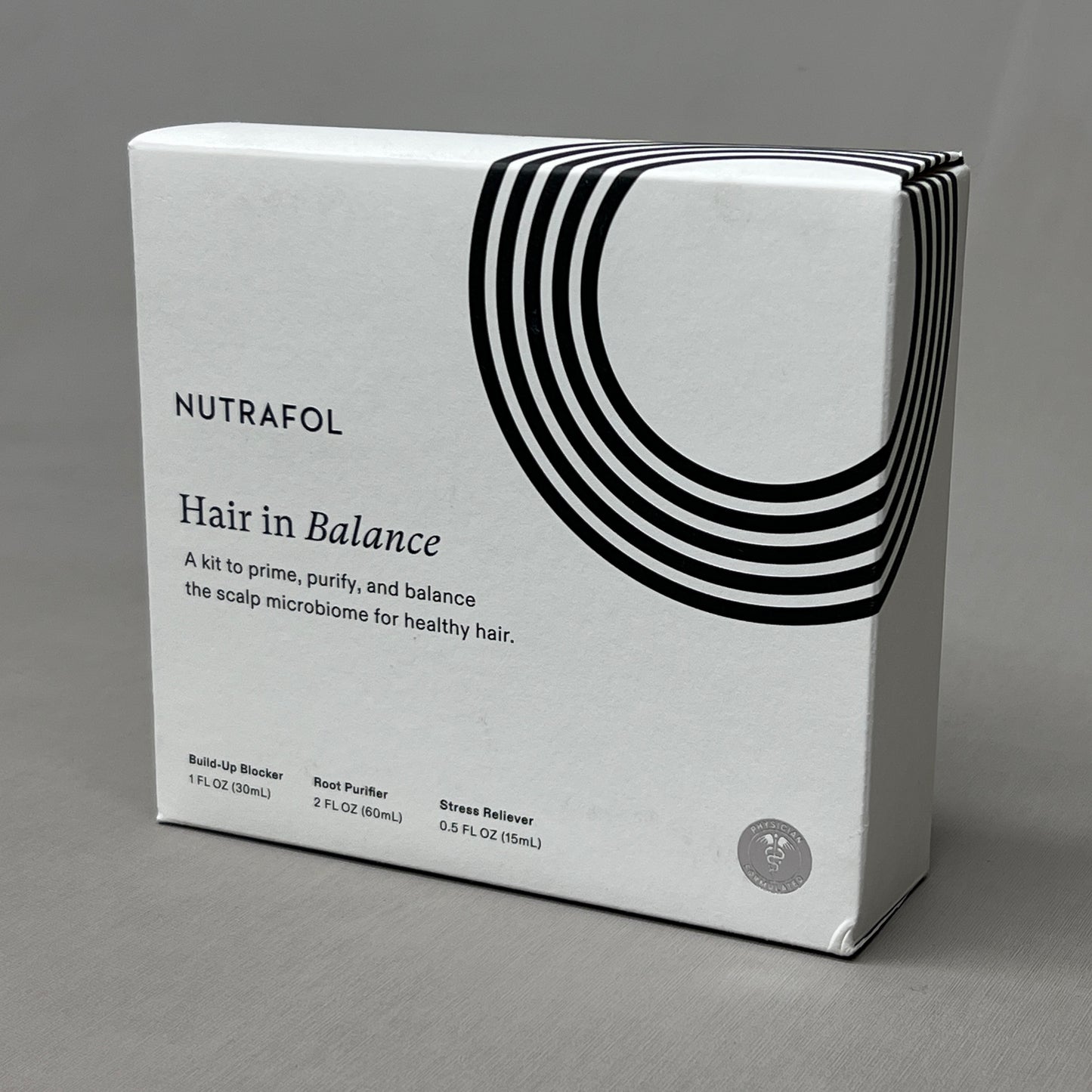 Z@ NUTRAFOL Hair in Balance Travel Kit w/ Mini Trio of Hair Wellness Essentials (New)