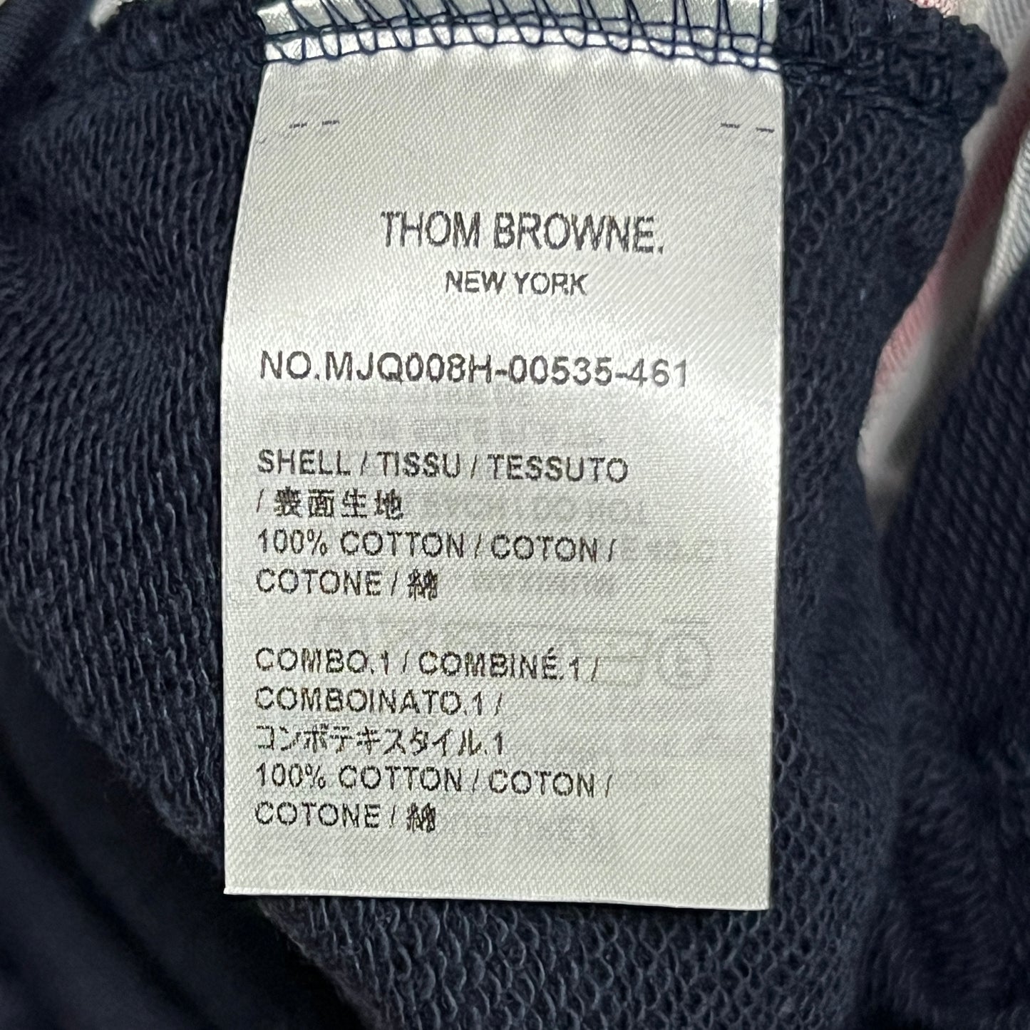 THOM BROWNE Classic Sweat pants w/Engineered 4 Bar Loop Back Navy Size 0 (New)