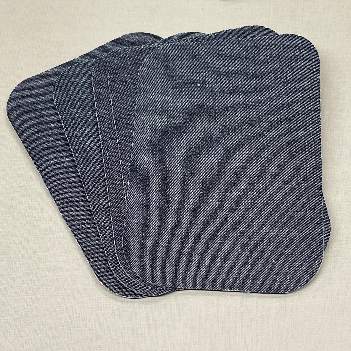 IRON ON Jean Patches 80 PATCHES! 3" x 4-1/4", Clothing Repair, 4 Shades of Blue (New)