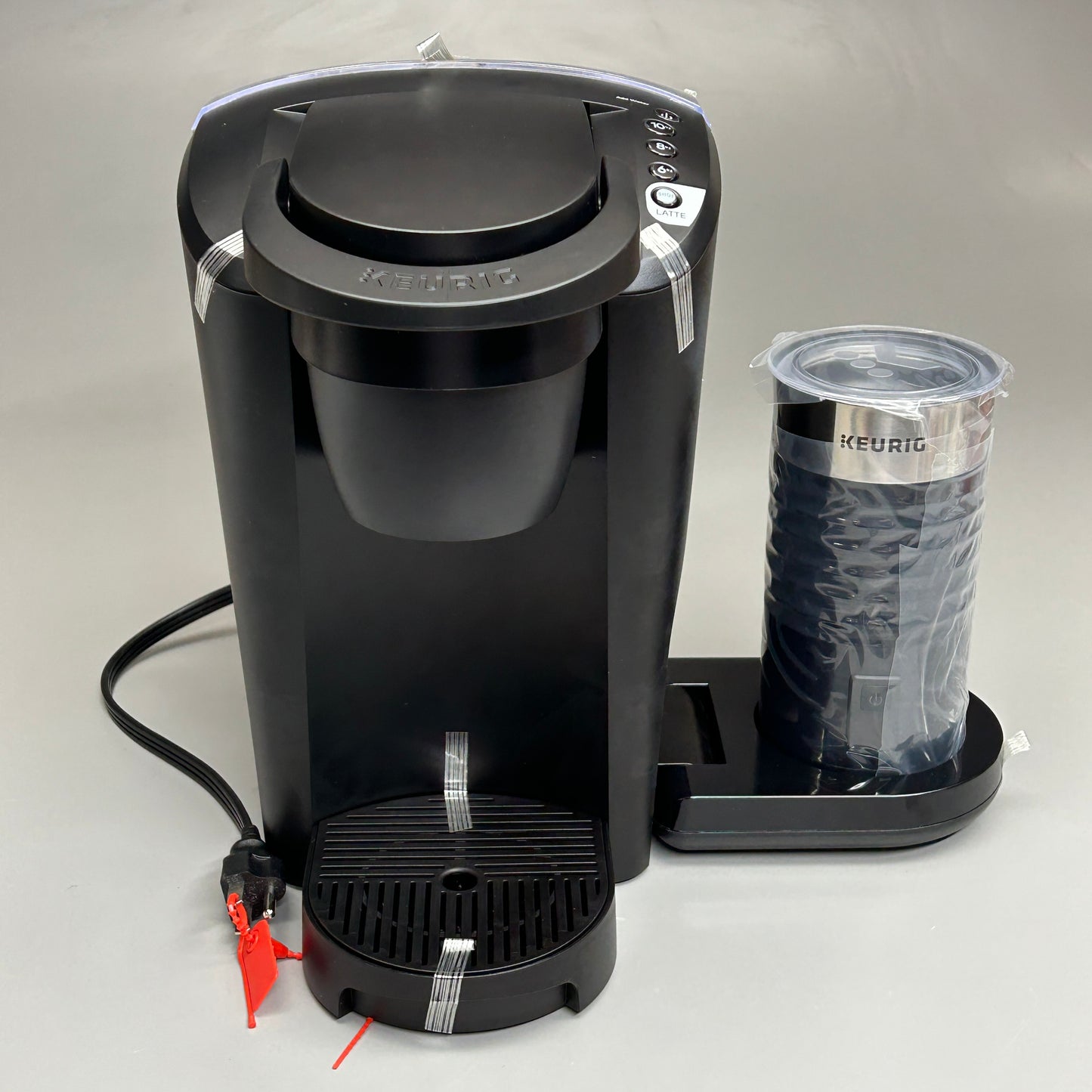 KEURIG K-Latte Single Serve Coffee and Latte Maker with Milk Frother Black (New)