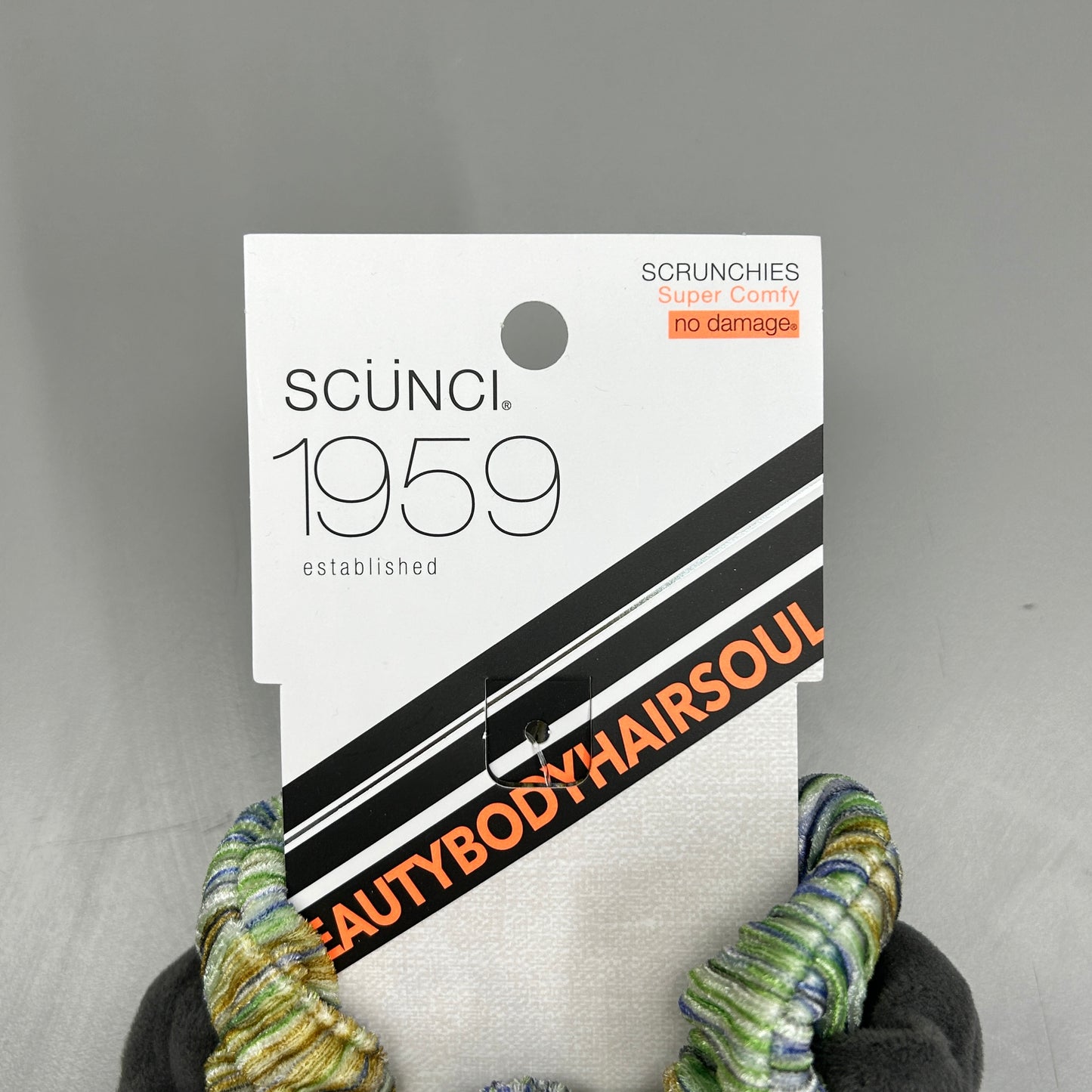 SCUNCI 3-PACK! Scrunchies Super Comfy No Damage 1959 Multicolor 5-Pieces (New)