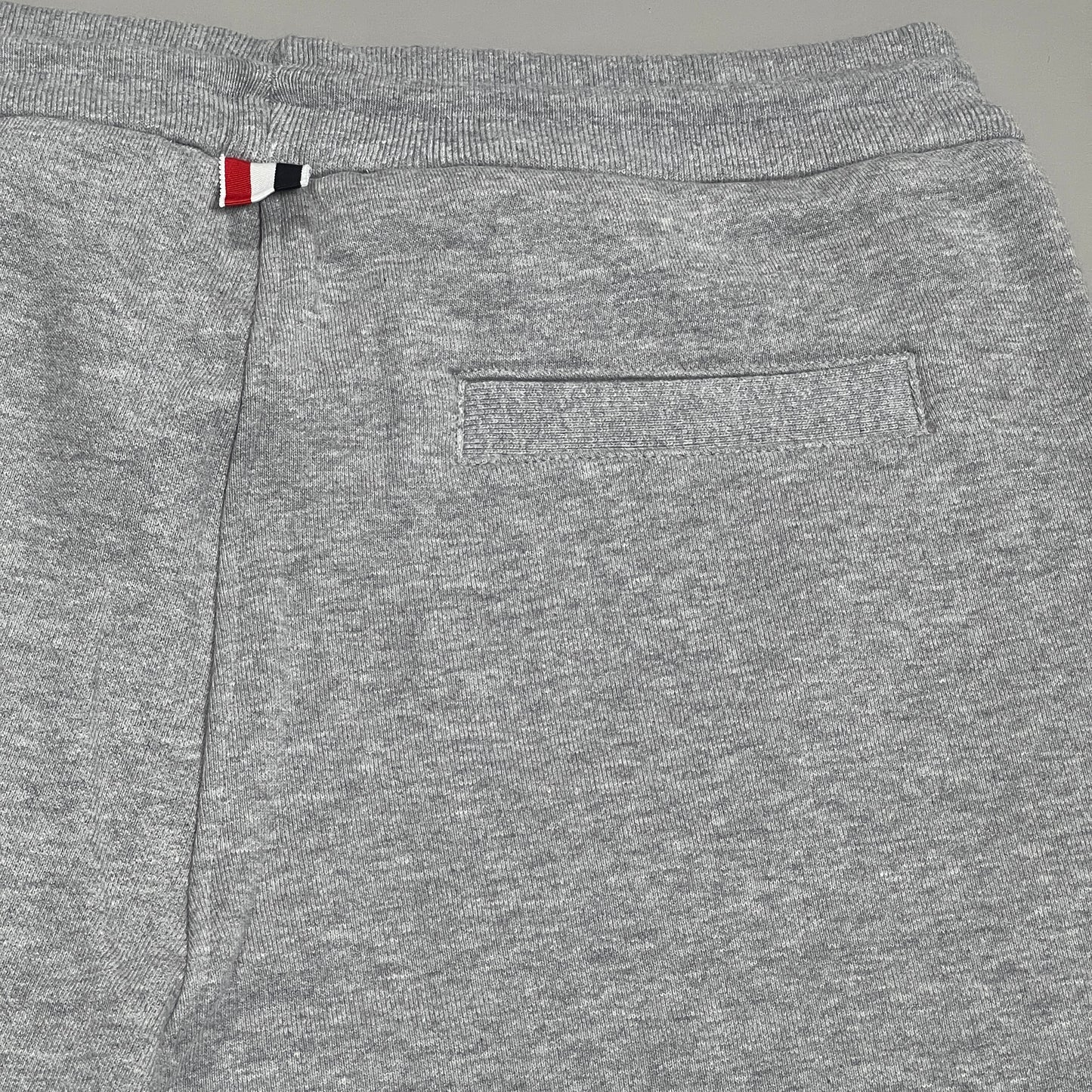THOM BROWNE Classic Sweat Shorts w/4 Bar Loop Back Light Grey Size 1 (New)