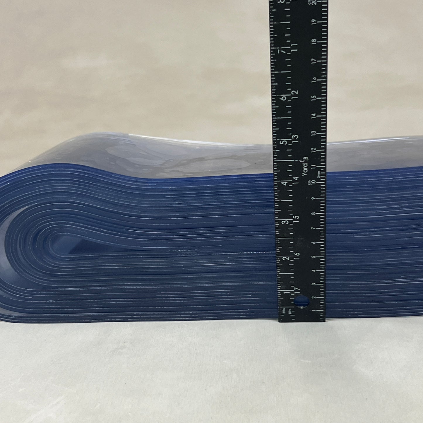 VEVOR 12pcs Plastic Curtain Strips, 48" X 84" 0.08"thick 50% Overlap (New)