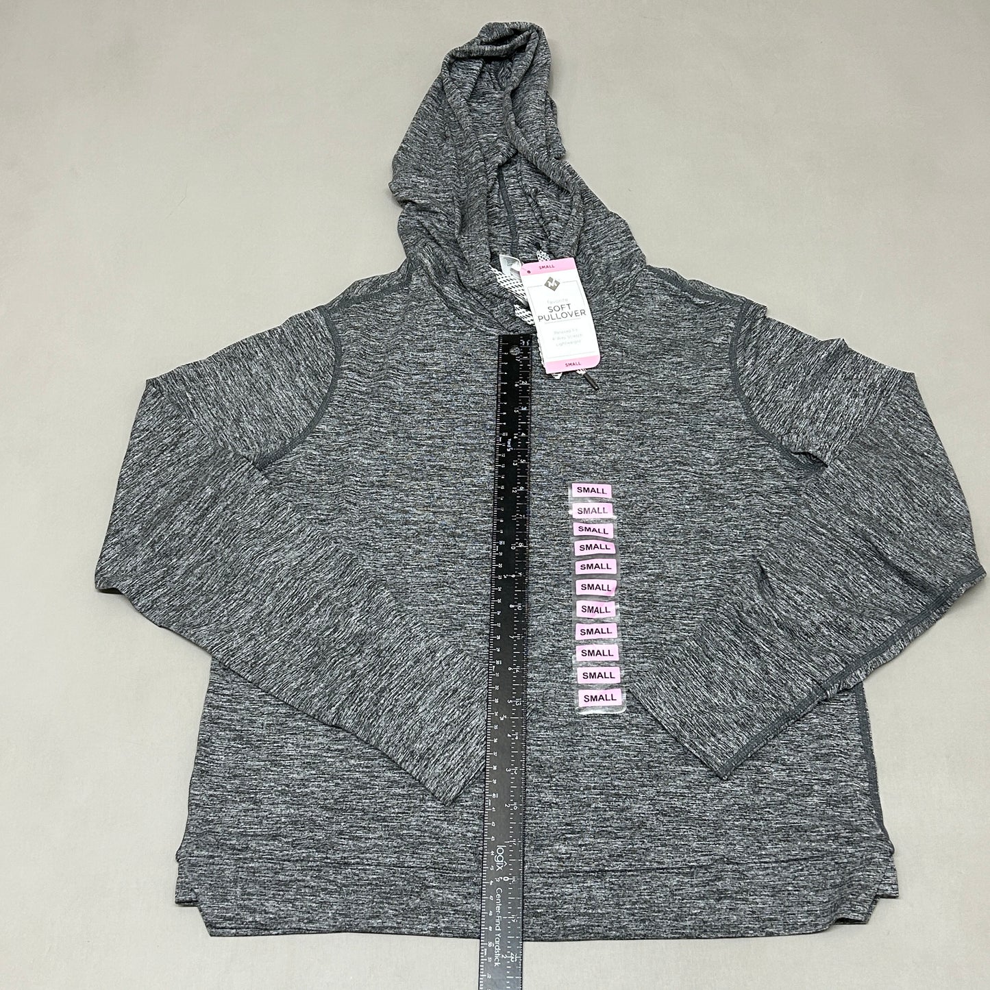 MEMBERS MARK Favorite Soft Pullover Heather Grey Size Small (New)