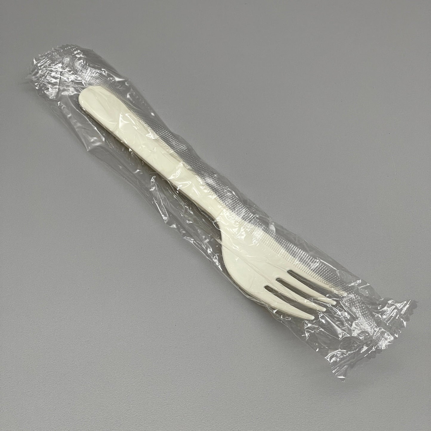 ZA@ KANAK NATURALS Heavy Weight Flexible Plastic Forks Individually Wrapped 1000 ct Cream PC6200 (New) J