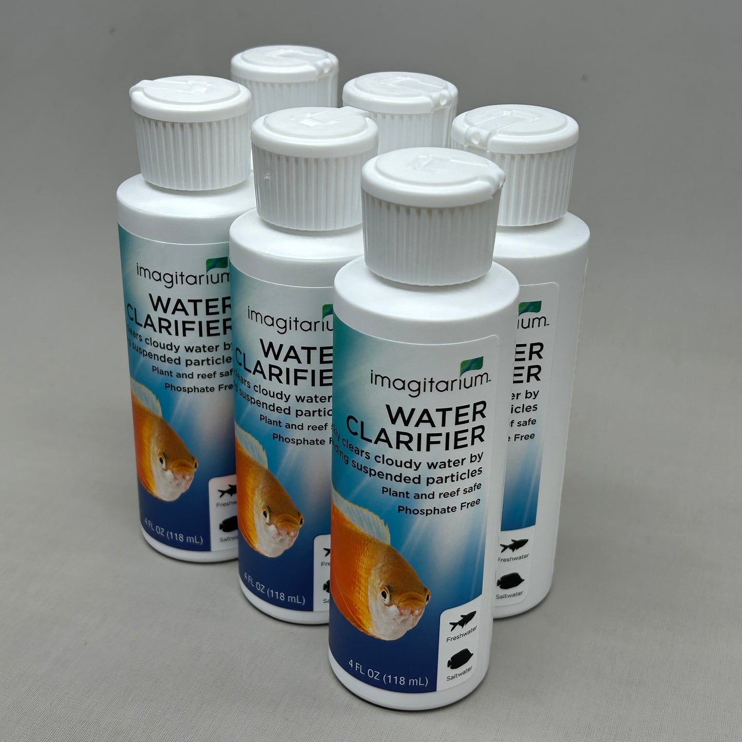 IMAGITARIUM Case of 12 Water Clarifier Freshwater & Saltwater 4OZ BB 06/25 (New)