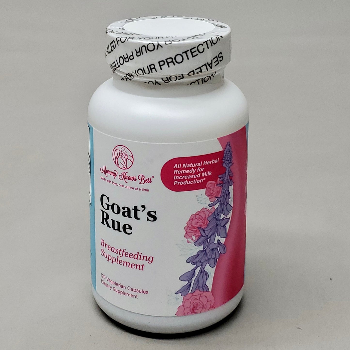 ZA@ MOMMY KNOWS BEST 6-PACK! Goat's Rue Breastfeeding Supplement 120 Capsules 720 Total Exp 10/23 C