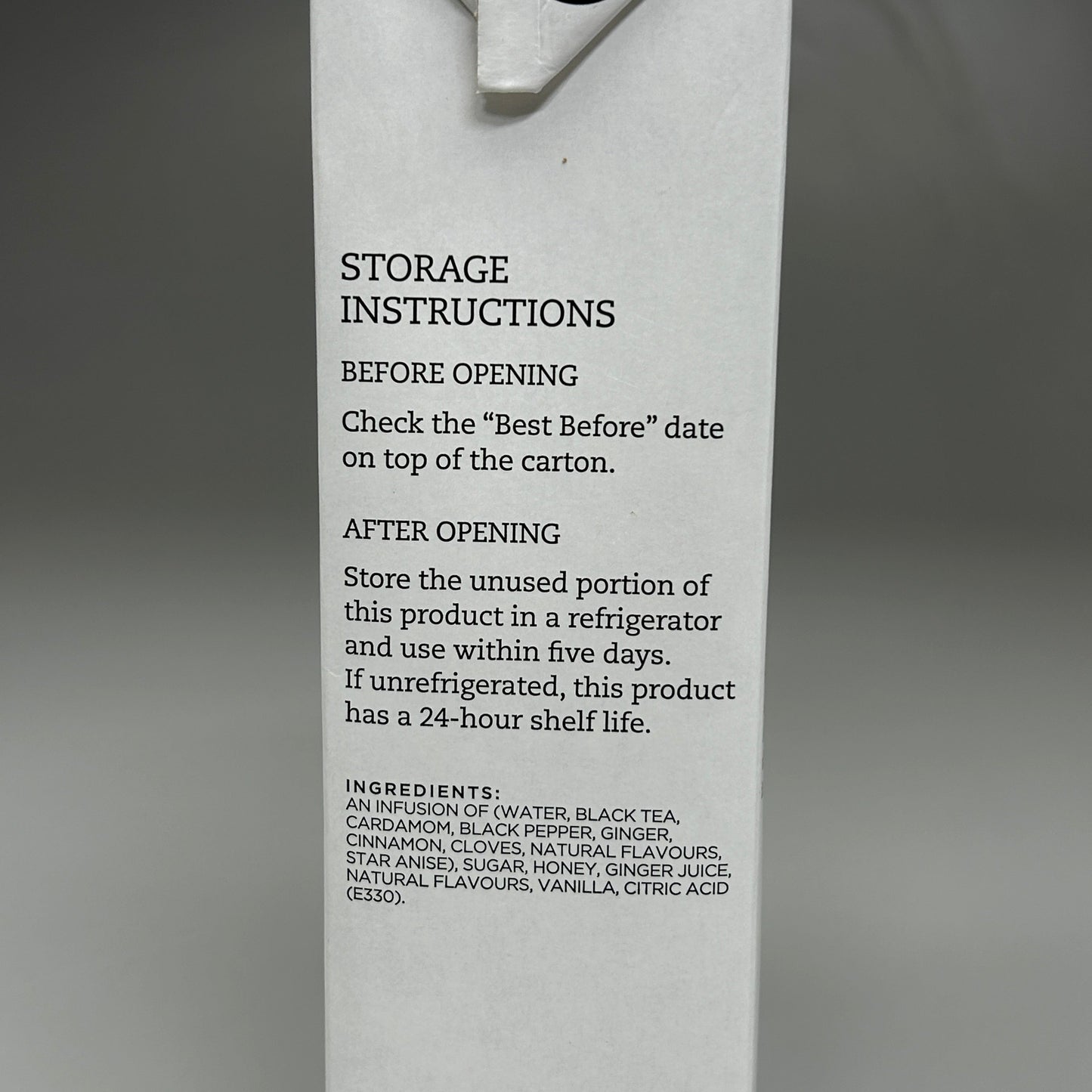 ZA@ STARBUCKS (12 PACK) Classic Chai High Concentrated Spiced Black Tea 1qt BB 03/26 As-Is