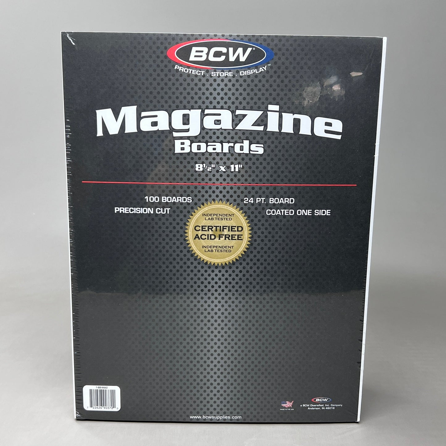 ZA@ BCW Magazine Boards 100-PACK 8 1/2 - 11 Precision Cut 1-BB-MAG (New) D