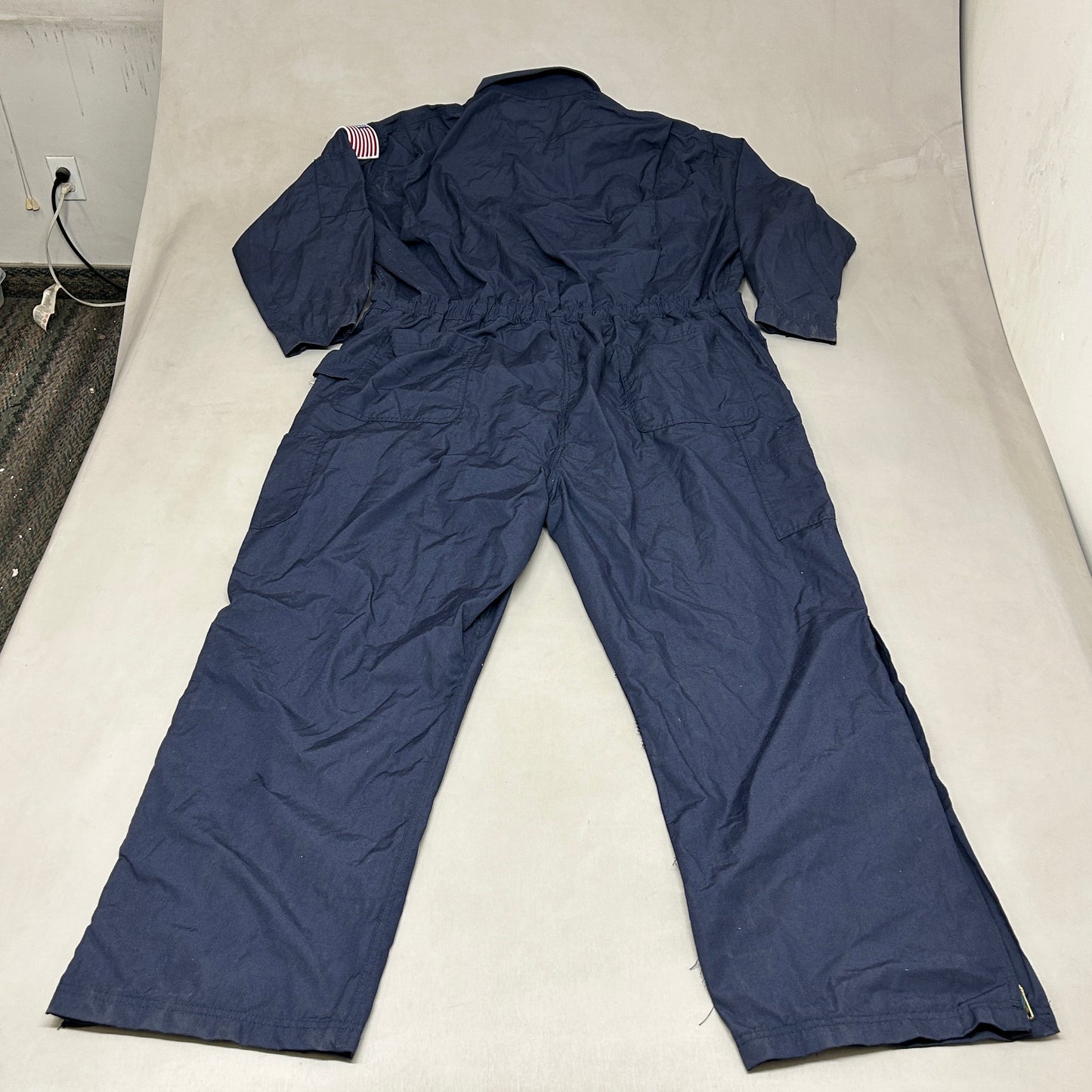 CARHARTT Fire-Resistant FR Coveralls w/ "Pete" & "Savage" Men's Sz 2XL Navy 387-20 (New Other)