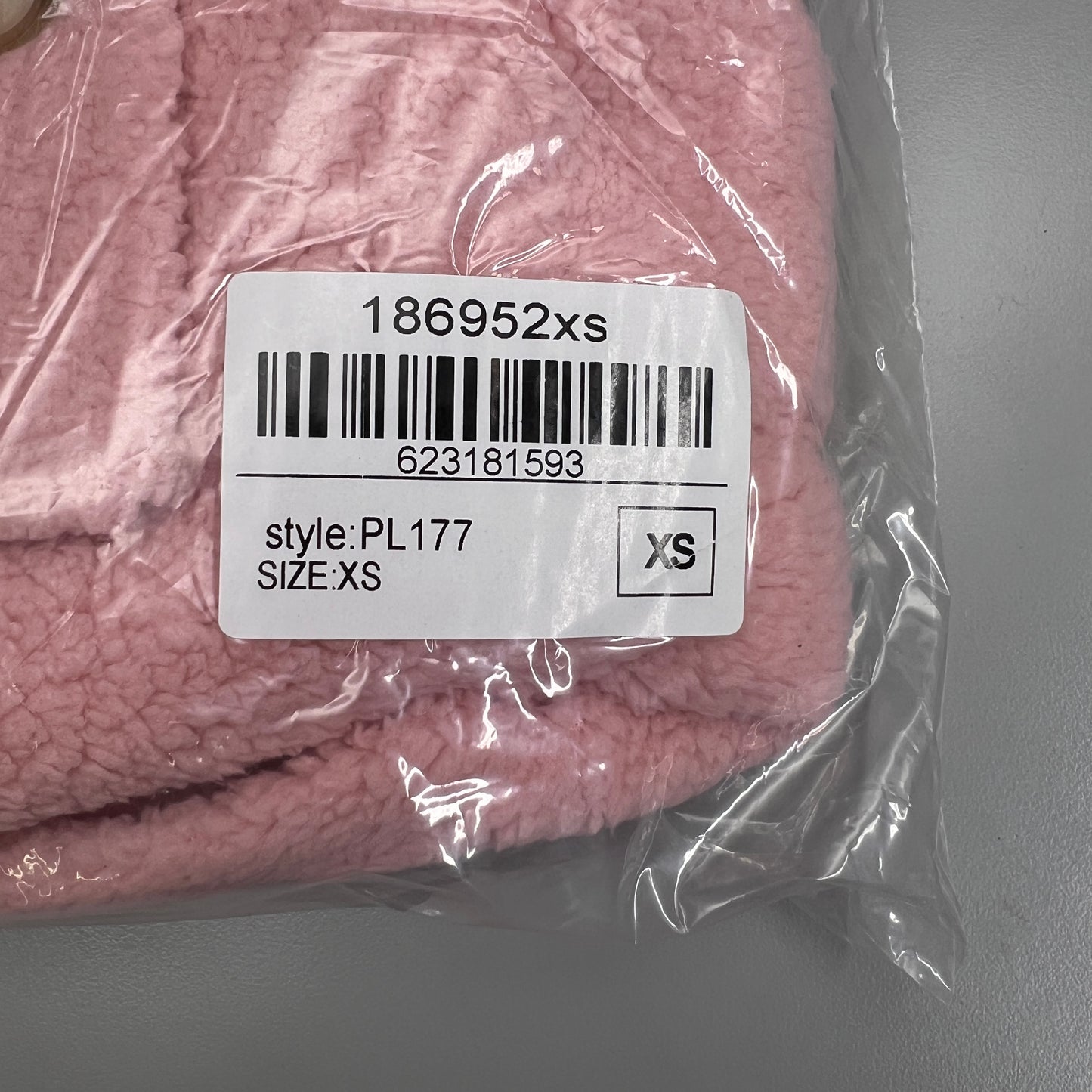 PINK LILY Fleece Button-up Jacket Women's Sz XS Mauve Pink PL177 (New)