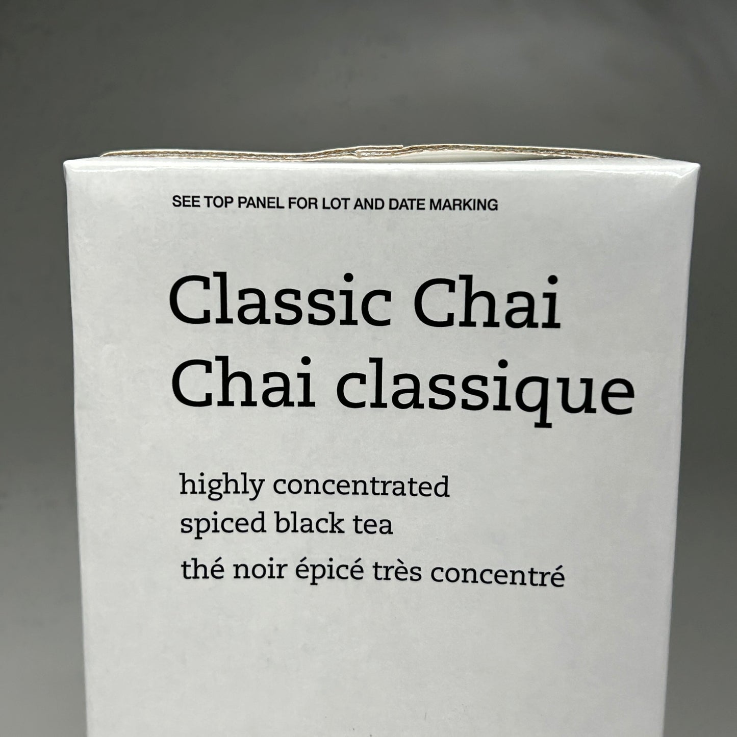 ZA@ STARBUCKS (12 PACK) Classic Chai High Concentrated Spiced Black Tea 1qt BB 03/26 As-Is