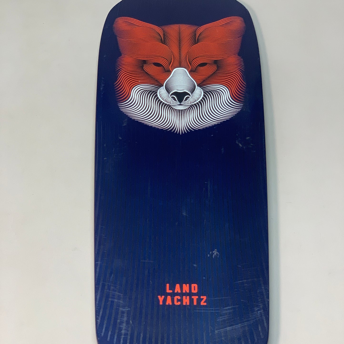 LANDYACHTZ Battle Axe Red Fox Longboard Deck 38"x9.5" (New Other)