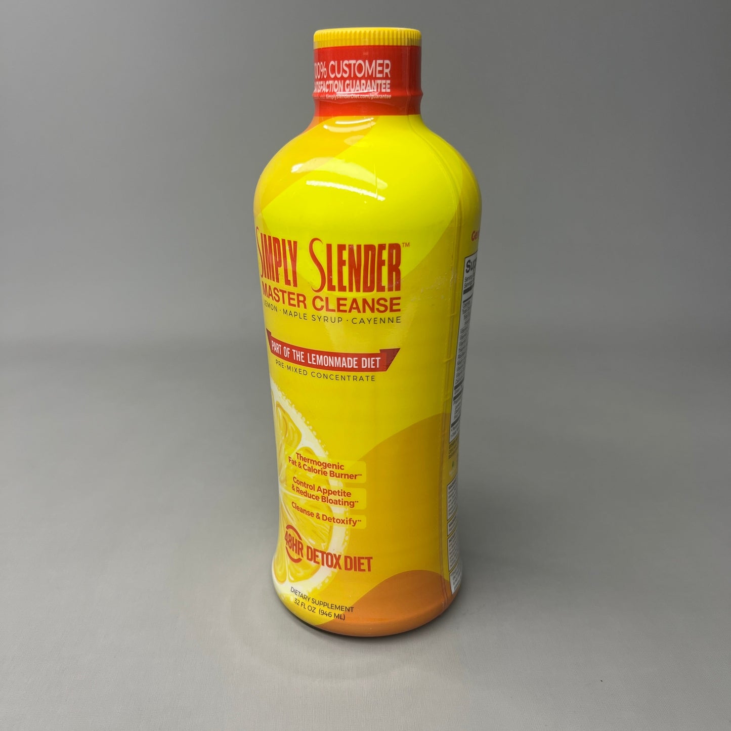 ZA@ SIMPLY SLENDER Pack of 2 Master Cleanse Lemon Maple Syrup Cayenne Detox Diet 32 FL OZ 10/23 (New) D