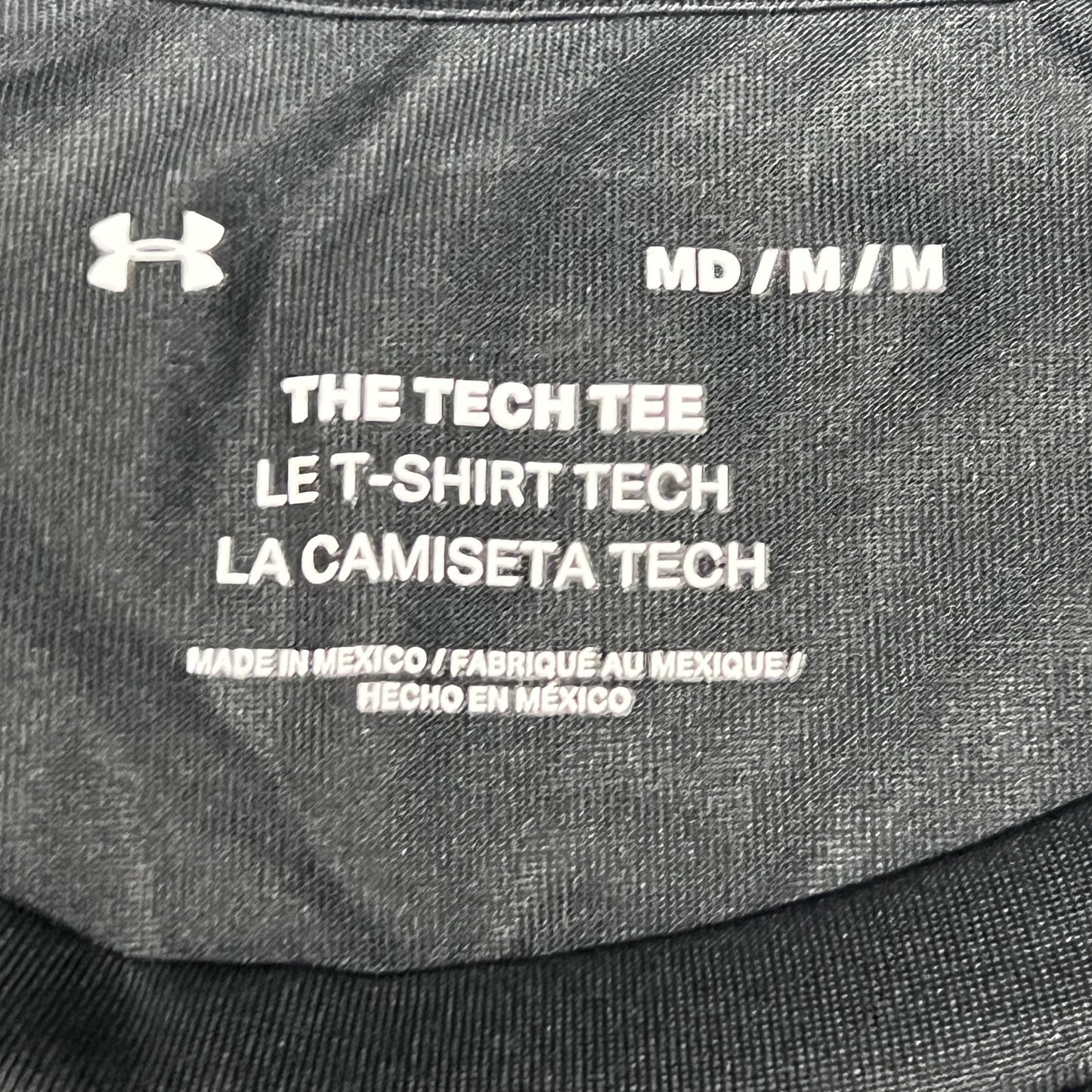 UNDER ARMOUR Tech 2.0 Short Sleeve Tee Men's Black / Graphite-001 Sz M 1326413 (New)