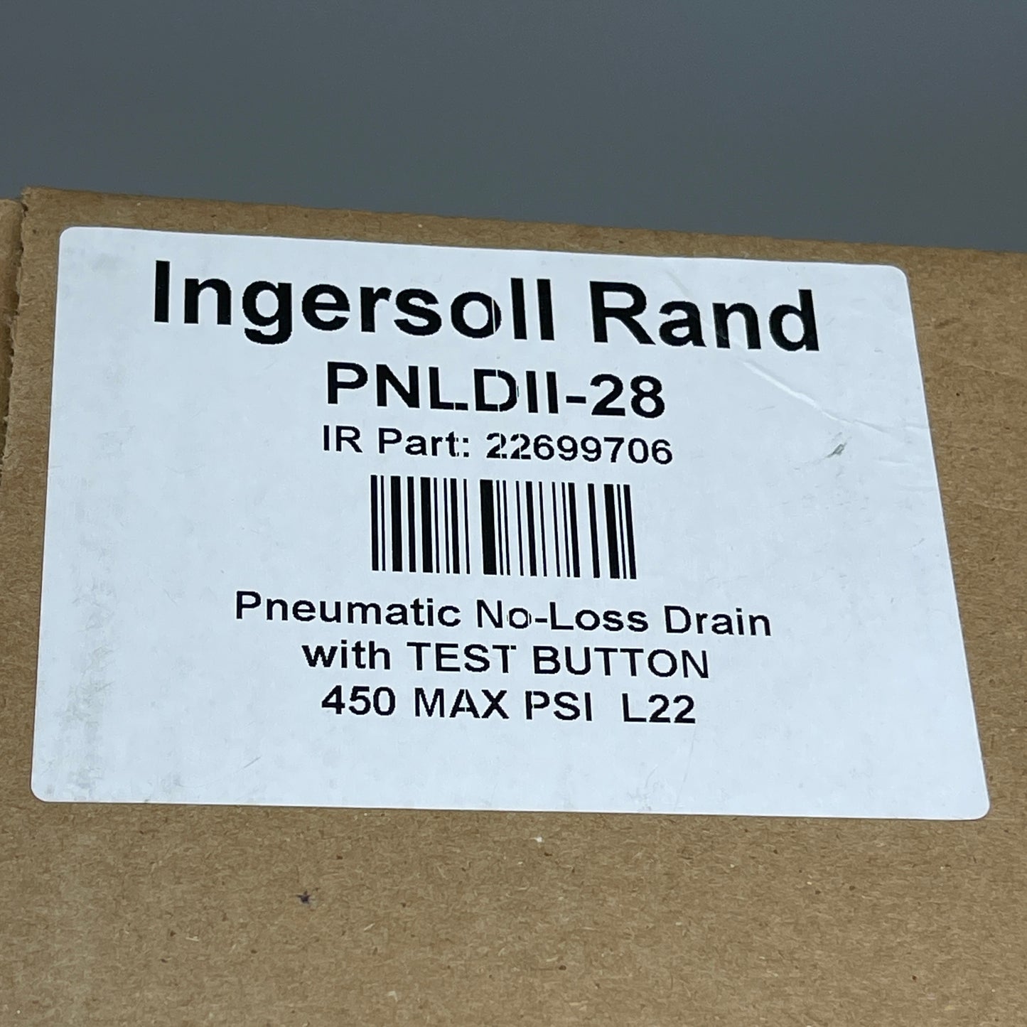 Automatic PNLD II-28 Pneumatic No-Loss Drain with test button  MPN: 22699706 