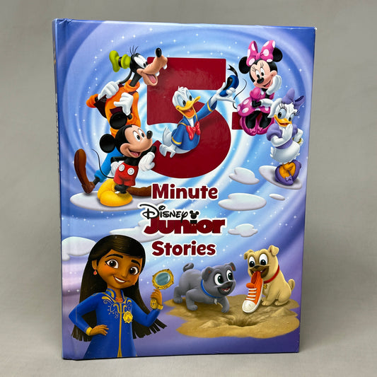 DISNEY JUNIOR 5 Minute Disney Junior Stories Hardback Book (New)