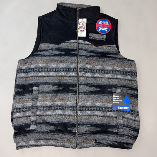 CINCH Wooly Concealed Carry Vest Men's SZ S Black MWV1543006 (New)
