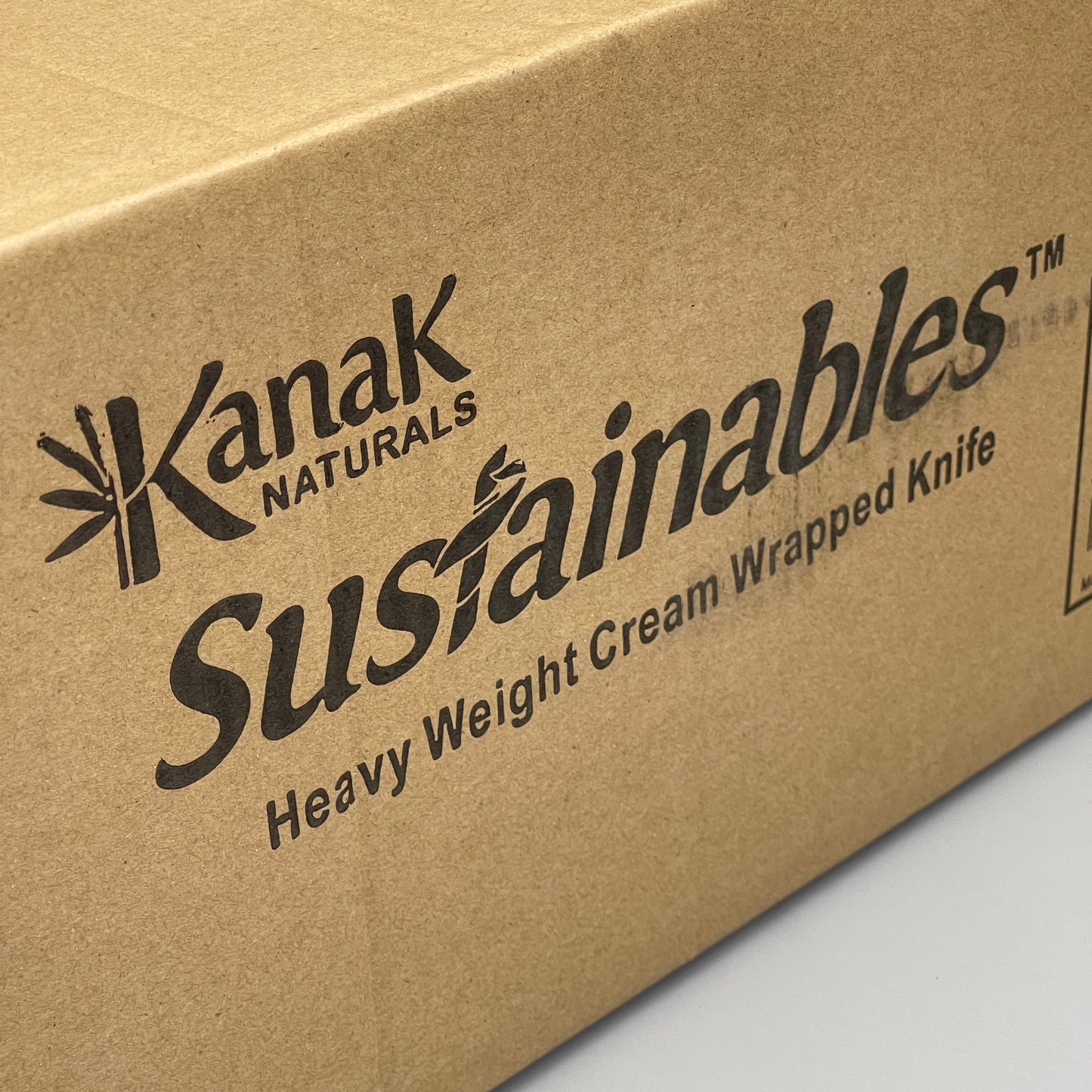 KANAK NATURALS (1,000 KNIVES) Heavy Weight Flexible Plastic Knife Individually Wrapped Cream PC6201