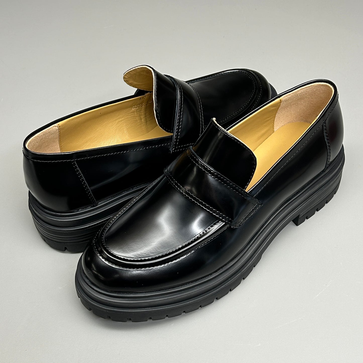 TONY BIANCO Wiz Black Hi Shine Casual Shoes Women's Sz 9.5 (New)