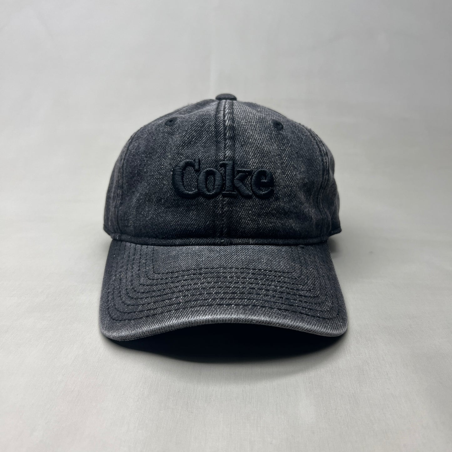 COCA-COLA Baseball Cap Strap Back Sz One Size Black 23635 (New)