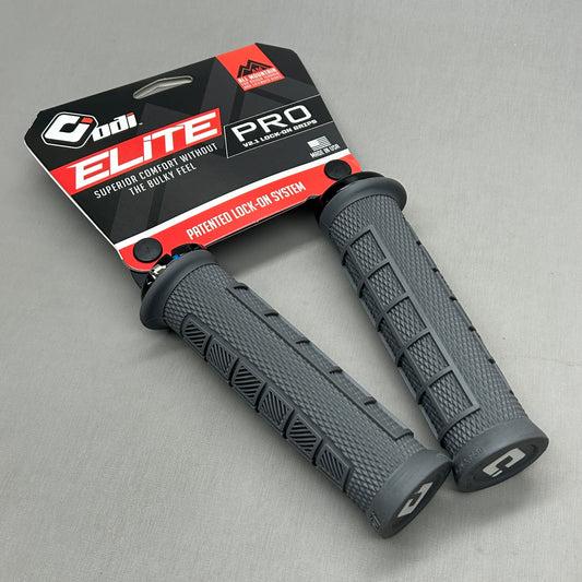 ODI Elite Series Pro Lock-On Grips 135mm Graphite D33EPH-B (New)