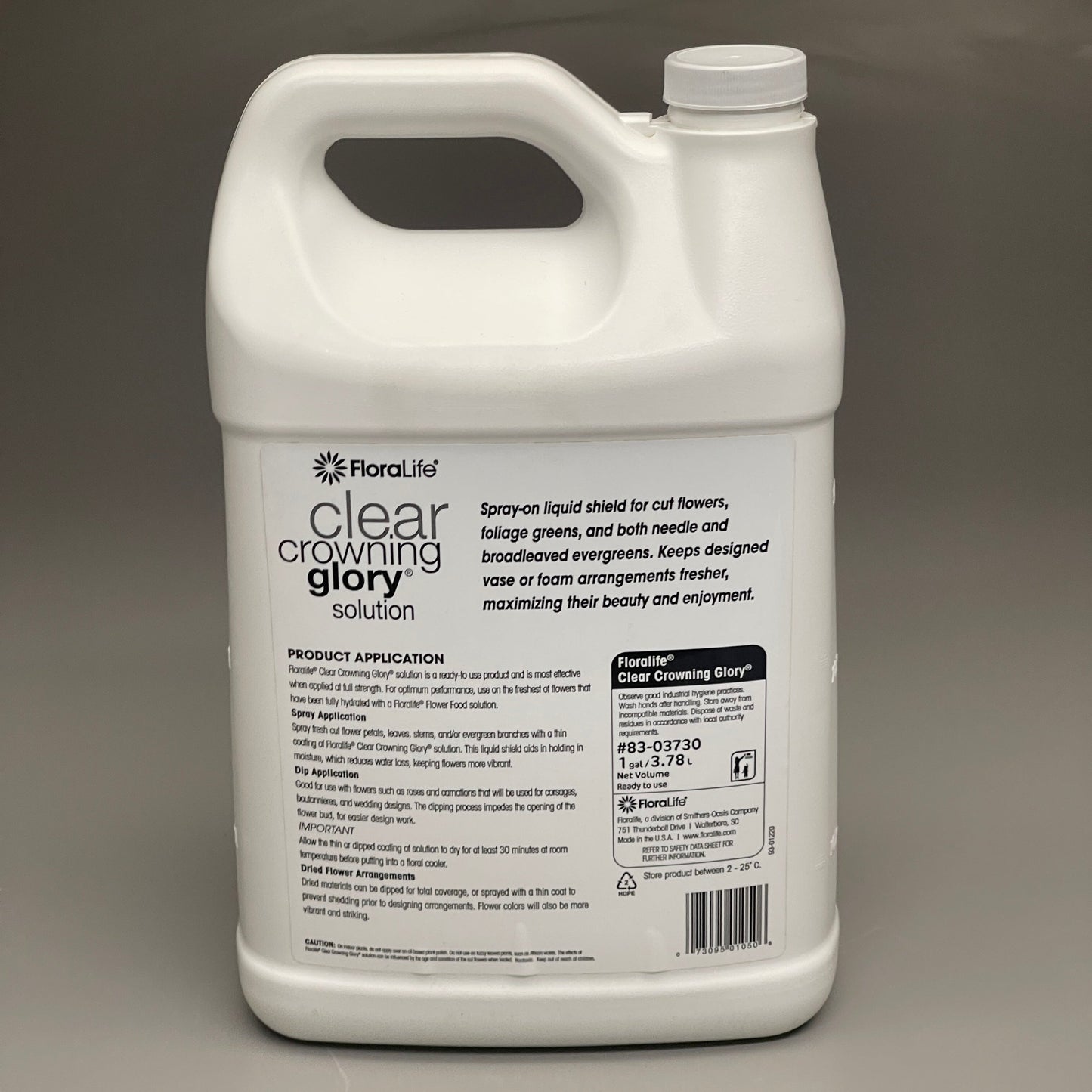 ZA@ SMITHERS OASIS FloraLife Clear Crowning Glory 1 Gallon Lawn Garden Clear (New) C