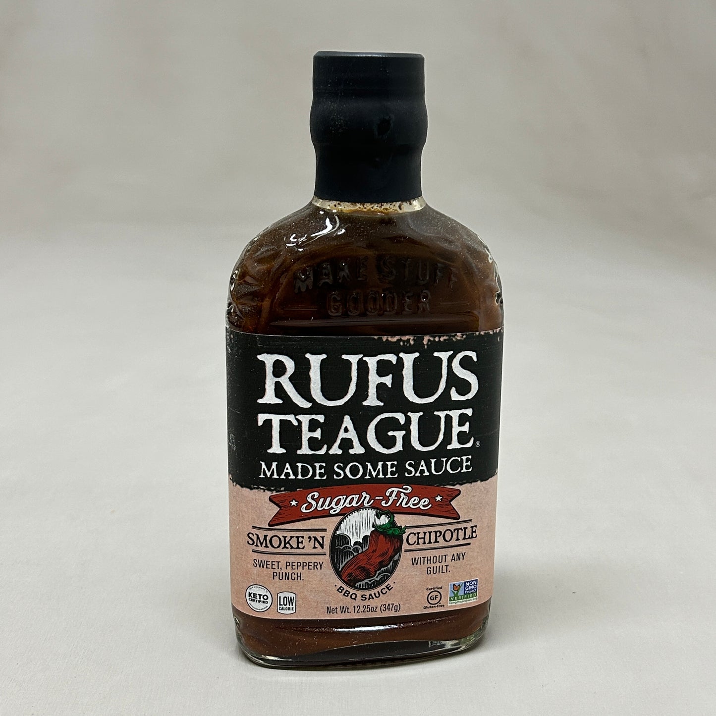 RUFUS TEAGUE 6-PACK! Smokin' Chipotle BBQ Sauce 15.25 oz Exp 05/23 (Expired)