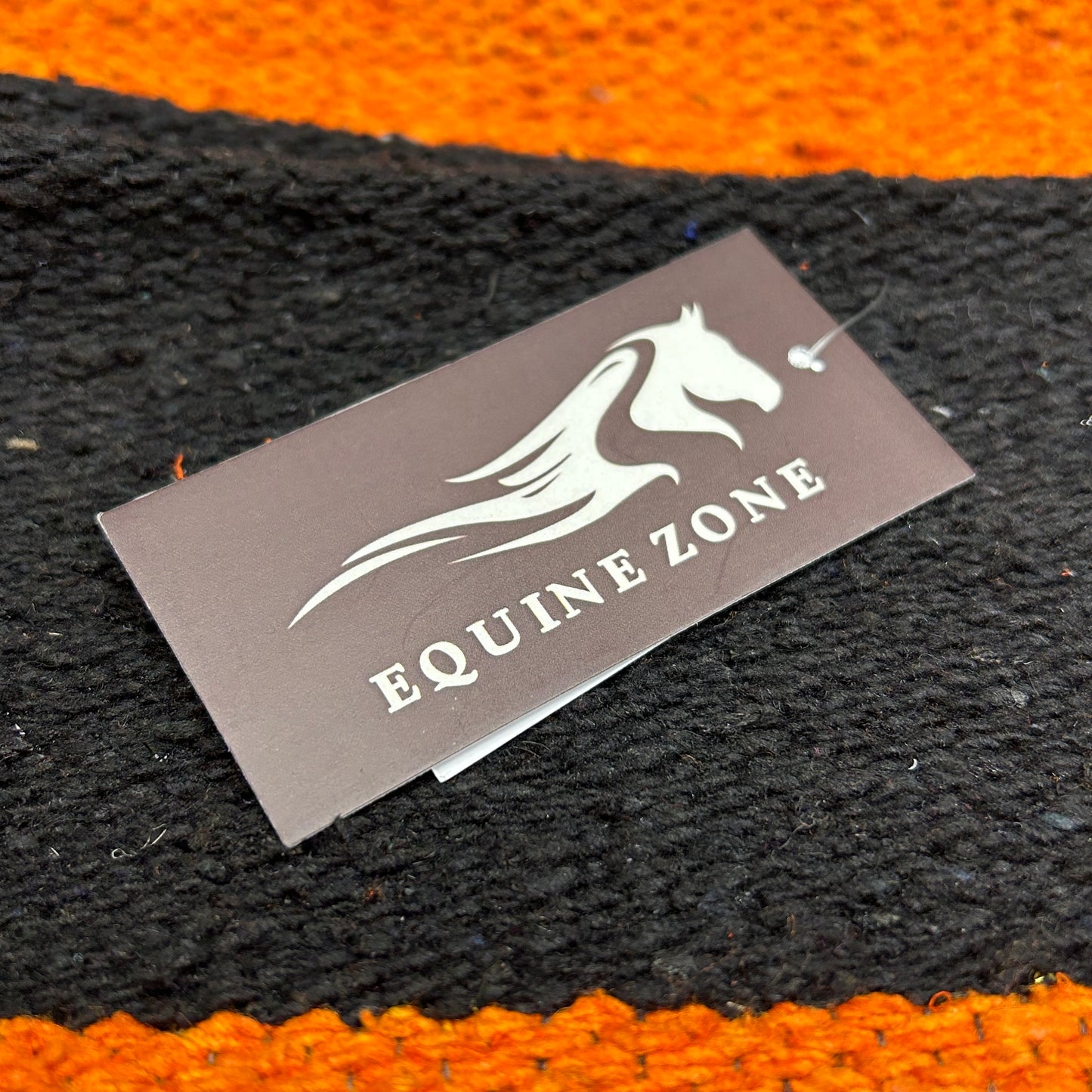 EQUINE ZONE 30" x 60" Saddle Blanket Orange (New)