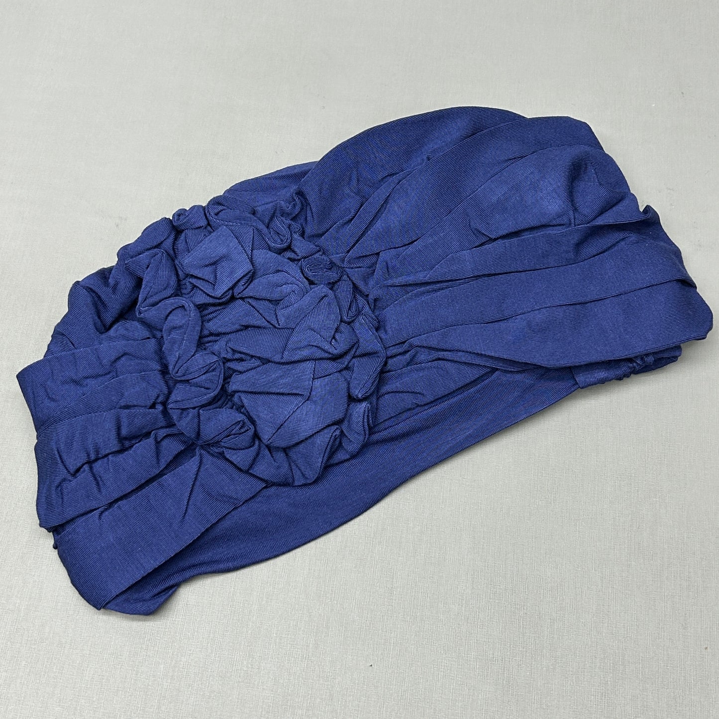 CHRISTINE HEADWEAR Lotus Turban Dark Blue 1003-0255 (New)