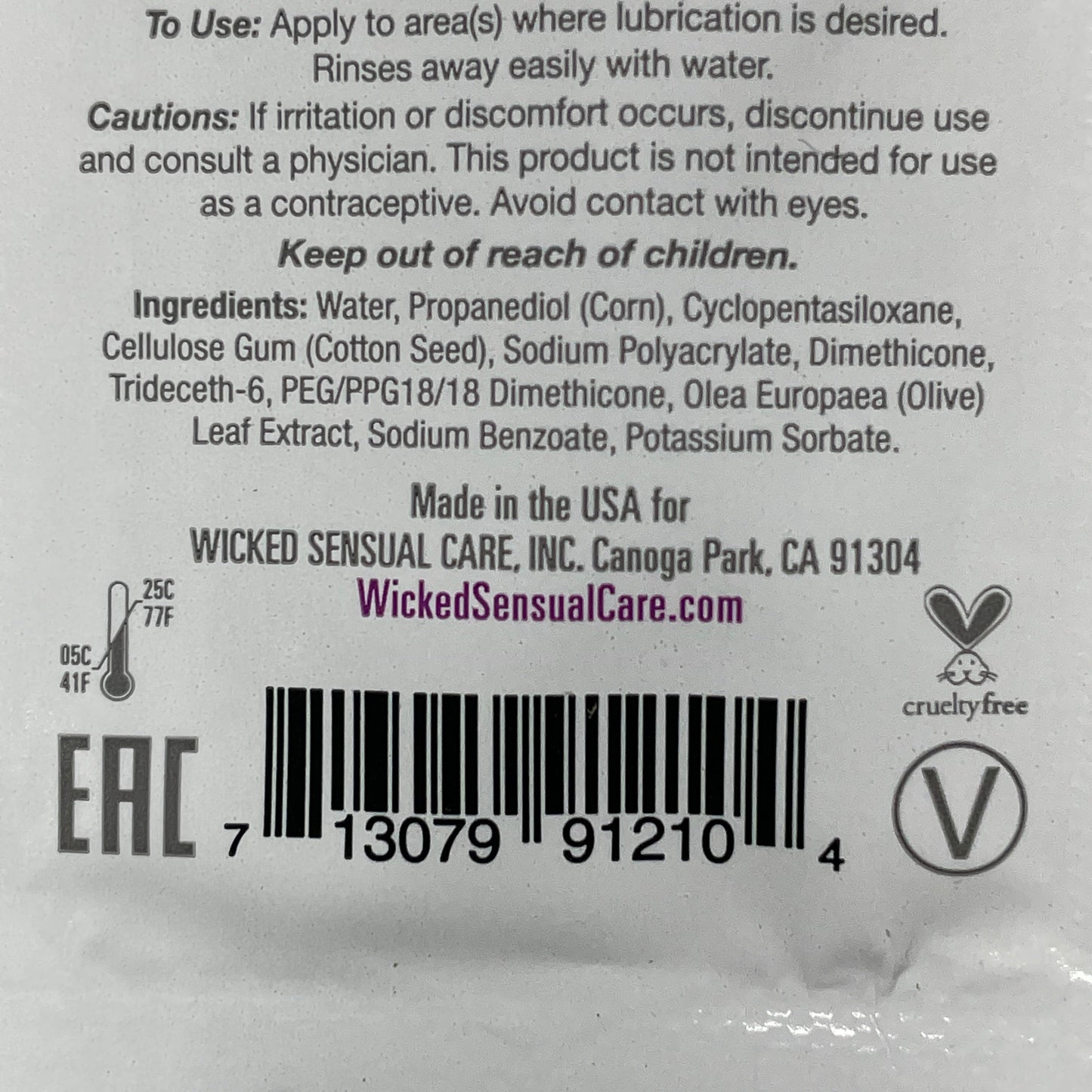 ZA@ WICKED SENSUAL CARE 144-PACK Simply Hybrid Jelle Clean & Simple Water & Silicone Blended Gel Lubricant .1 oz Exp. 09/24 (New) B