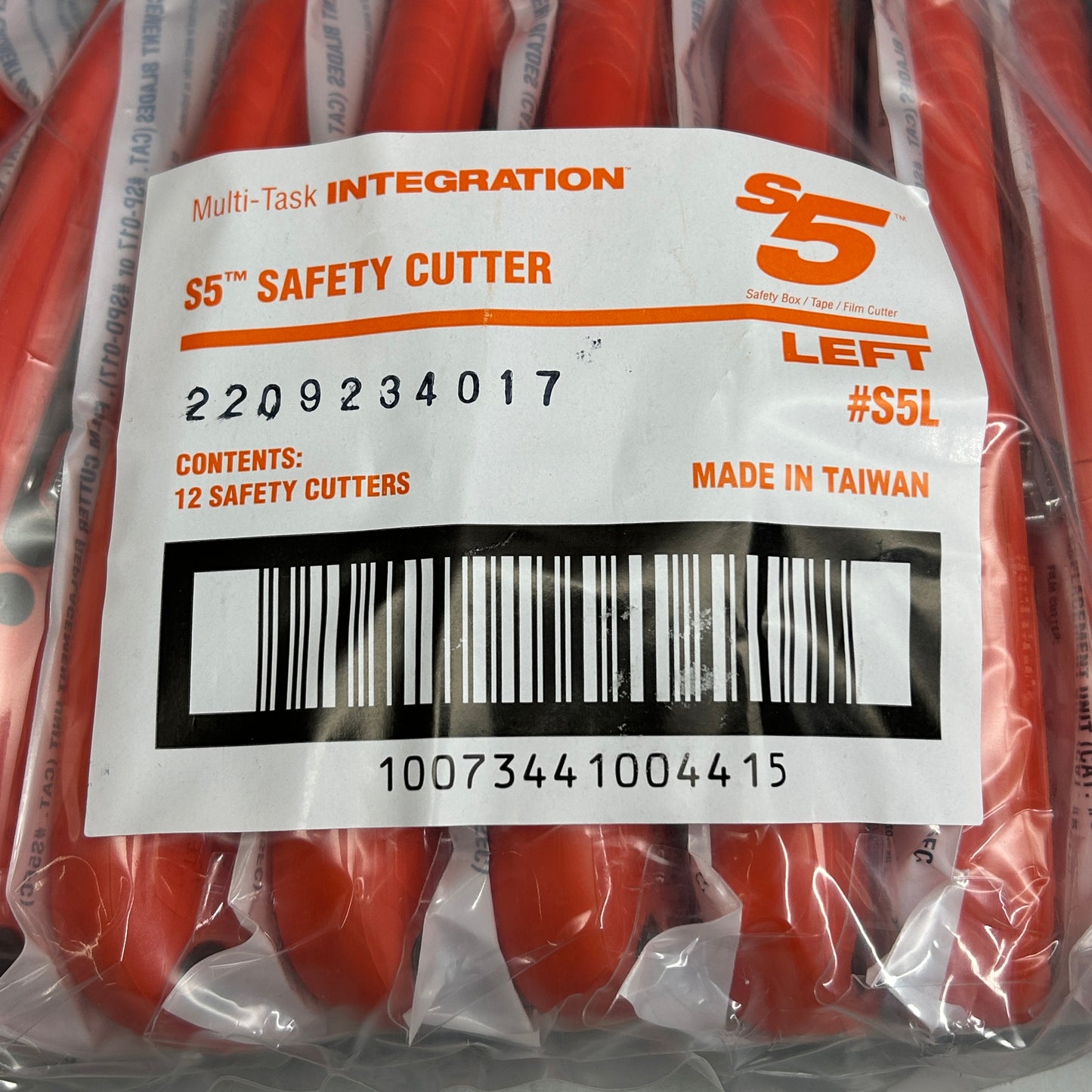 PACIFIC HANDY CUTTER 12-PACK! Left Handed 3 in 1 Safety Cutter (New)