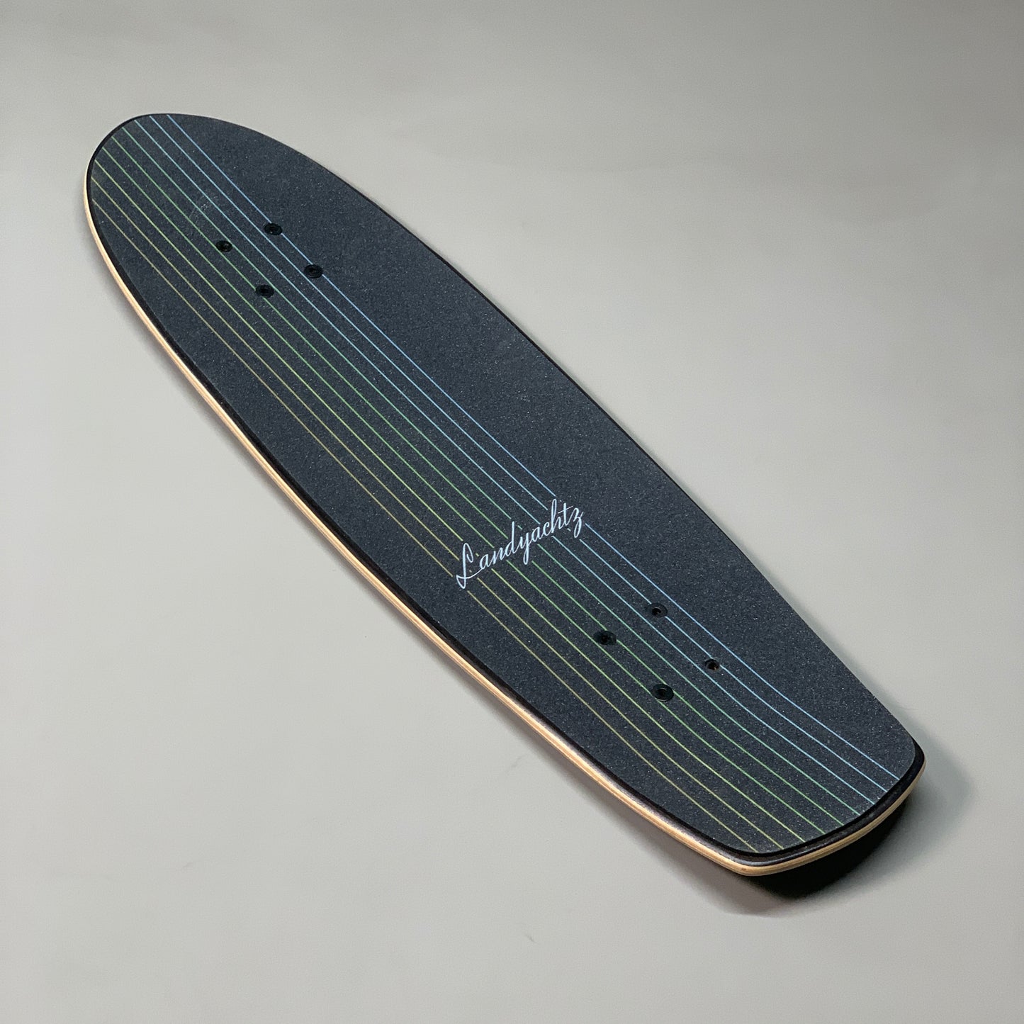 LANDYACHTZ Cruiser Longboard/Skateboard Butter Black Lines Deck 31"x9" (New Other)