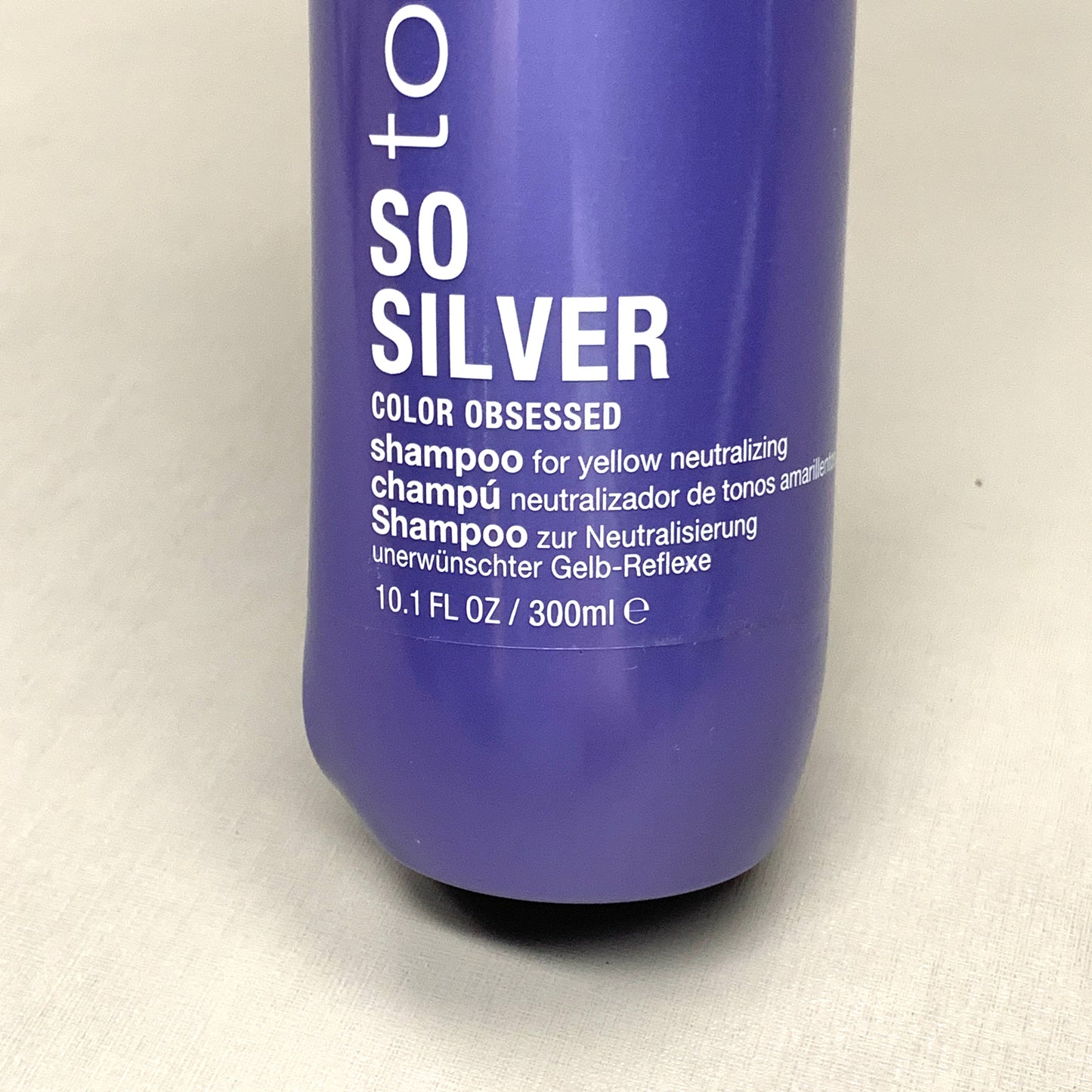 ZA@MATRIX Total Results So Silver Color Obsessed Shampoo Damaged Bottle 10.1 fl oz