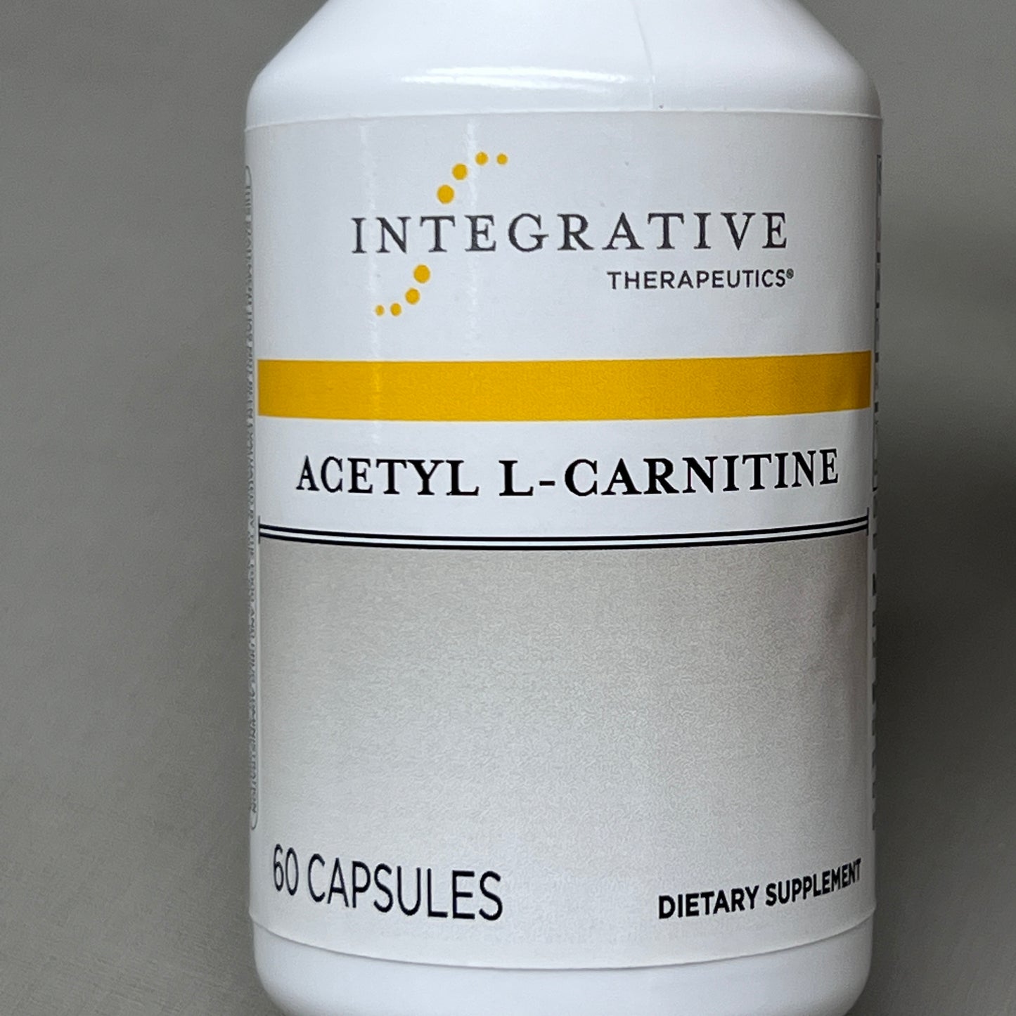 INTEGRATIVE THERAPEUTICS Acetyl L-Carnitine Supplement 60 Capsules 5/26 (New)