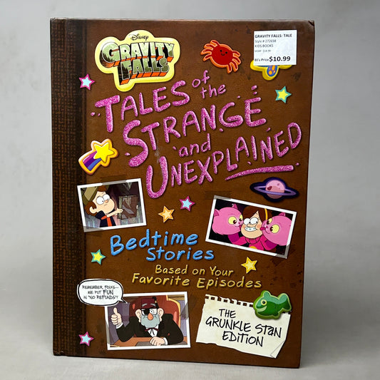 DISNEY Gravity Falls Tales of the Strange Bedtime Stories Hardback Book (New)
