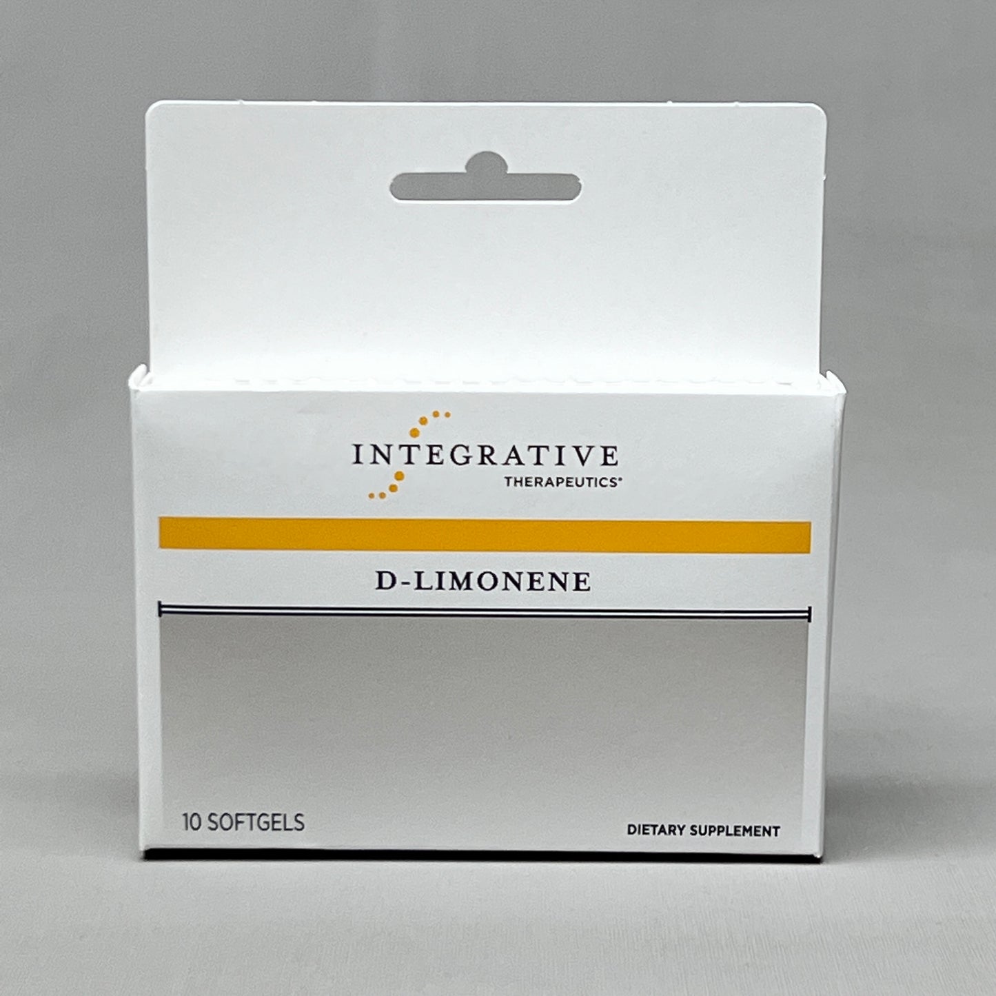 INTEGRATIVE THERAPEUTICS D-Limonene Dietary Supplement 10 softgels 8/25 (New)