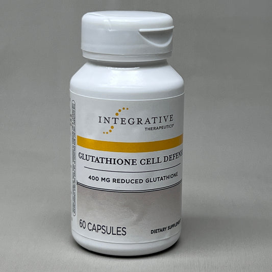 ZA@ INTEGRATIVE THERAPEUTICS Glutathione Cell Defense Supplement 60 capsules 07/24 (New)