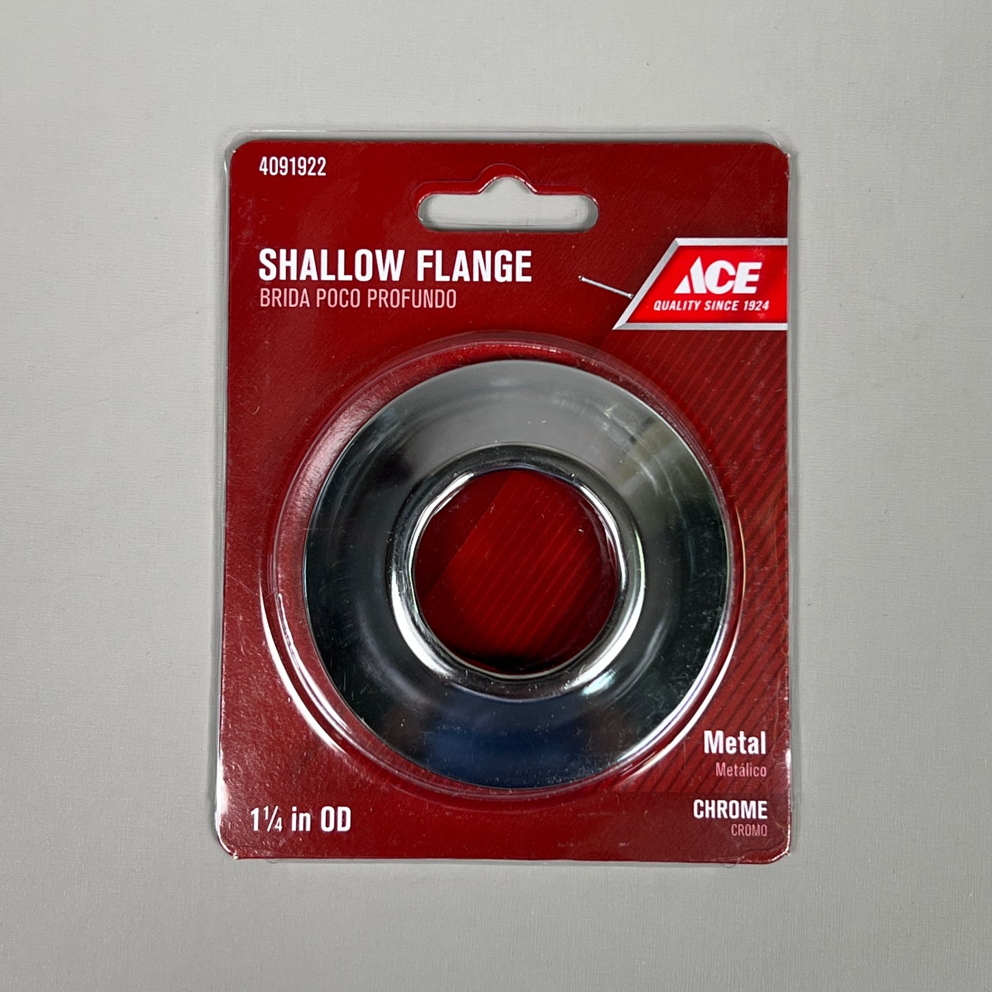 ACE 25-PACK of 1-1/4 in. Metal Shallow Flange Metal Chrome (New)