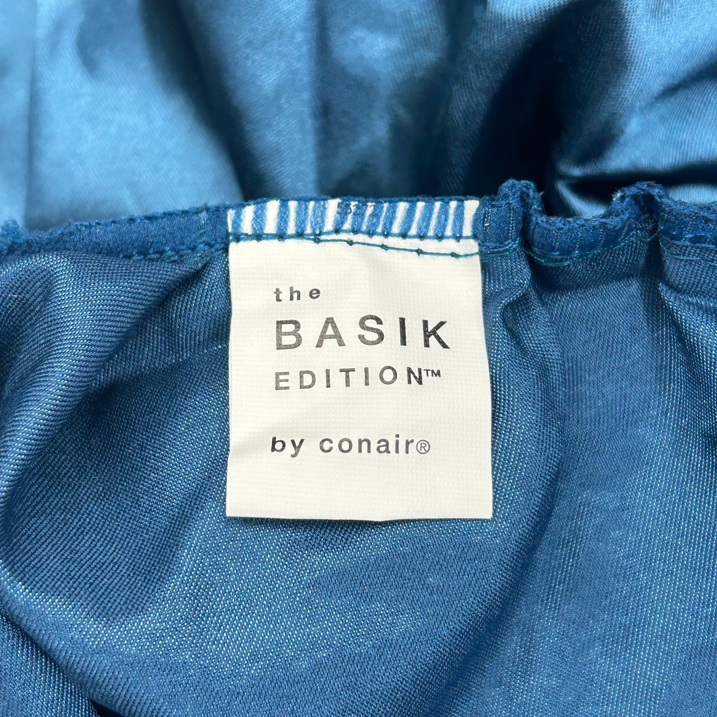 CONAIR 3-PACK! The Basik Edition Satin Sleep Cap Blue (New)