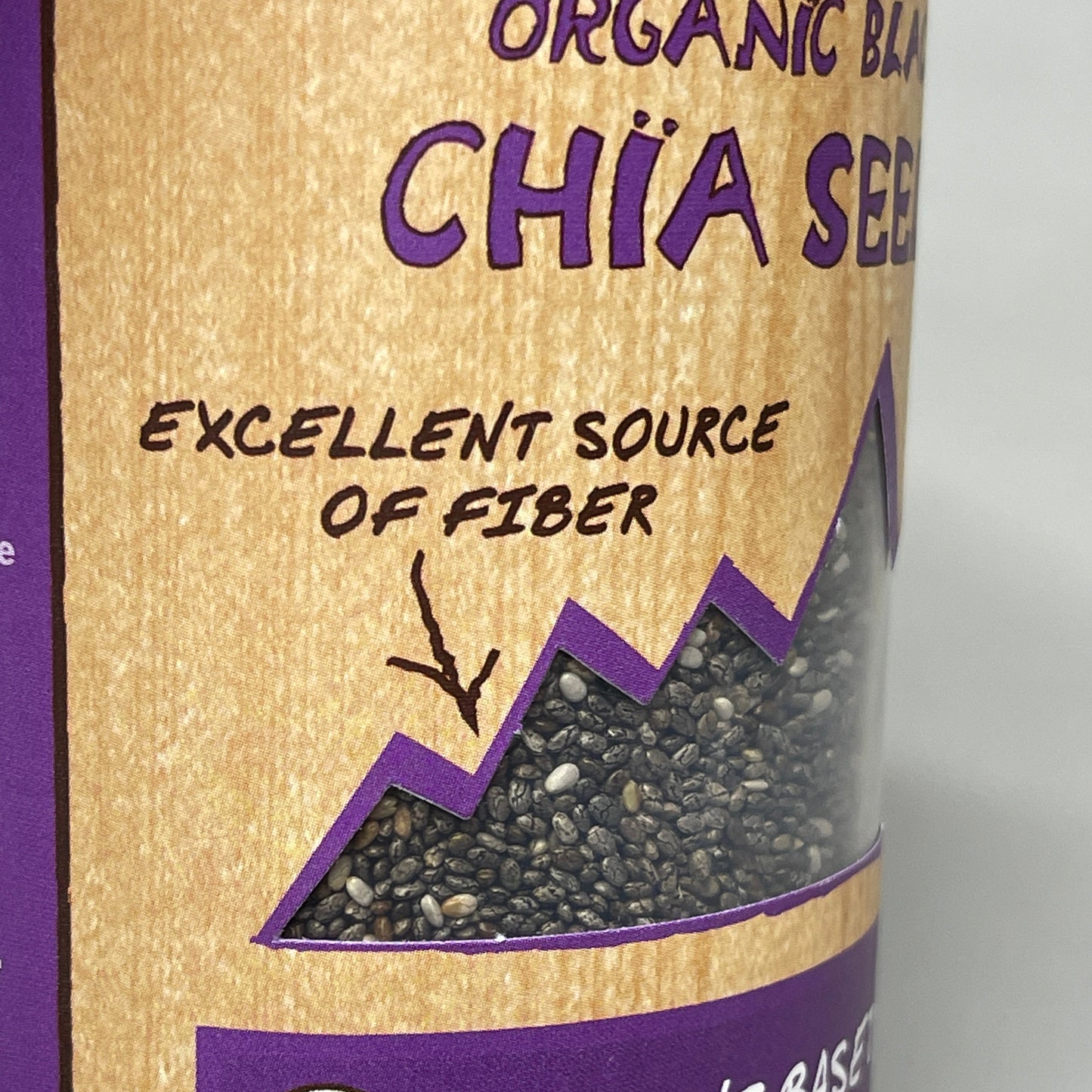 NATIERRA Nature & Earth Organic Black Chia Seeds 7 oz Shaker BB 08/25